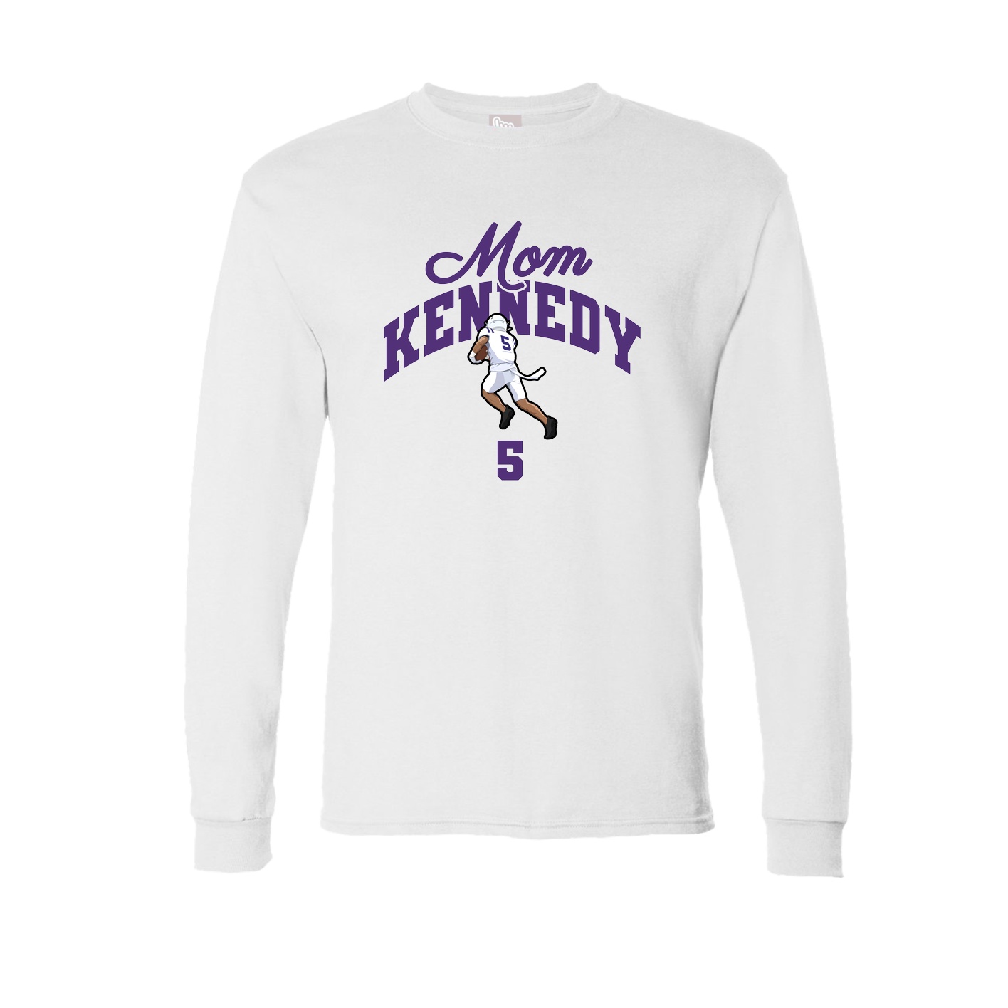 Long Sleeve Tee — Mothers Day Arch in White