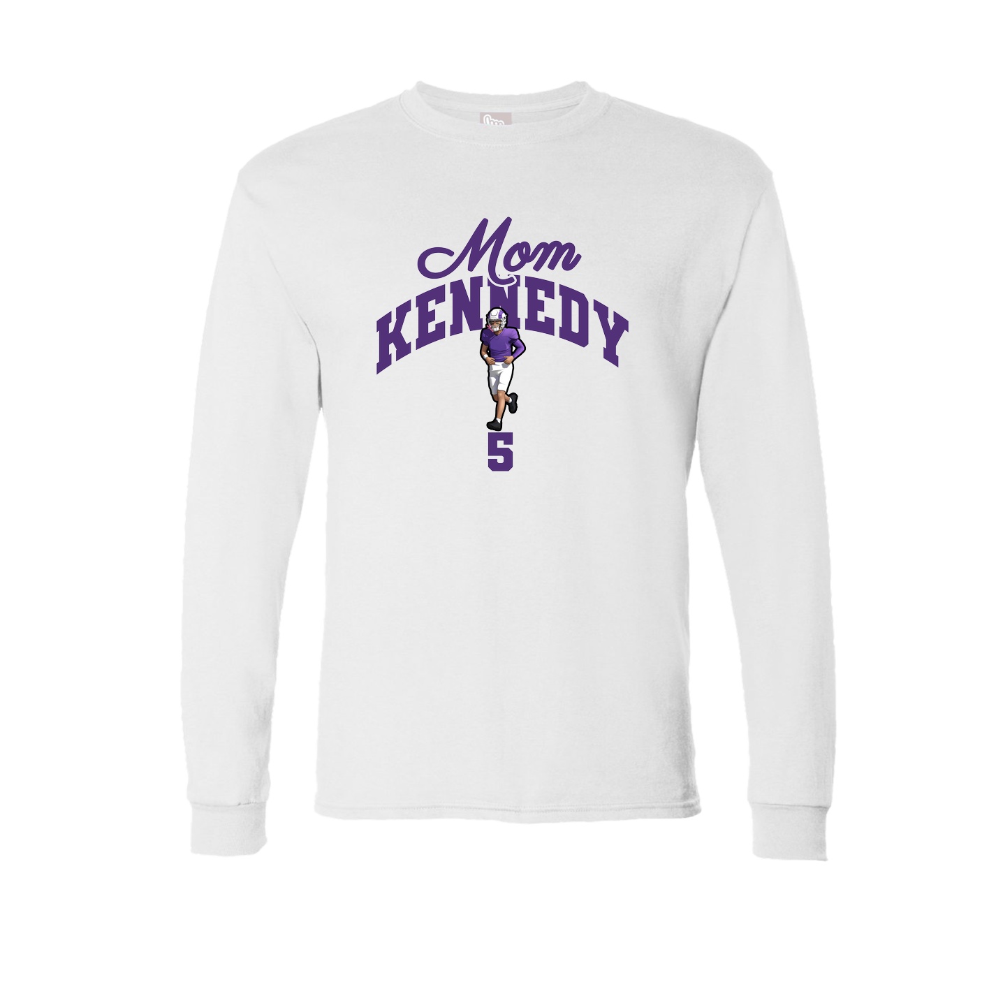 Long Sleeve Tee — Mothers Day Arch in White