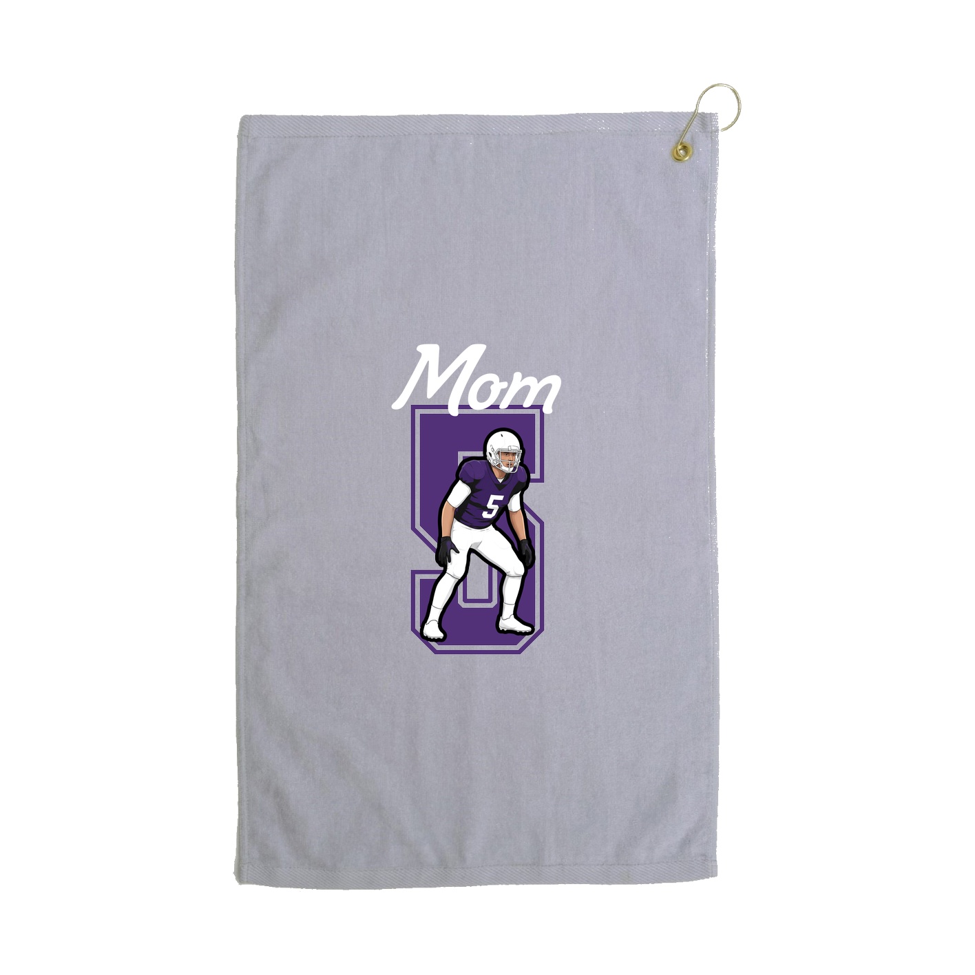 Golf Towel — Mothers Day Shirsey in Grey