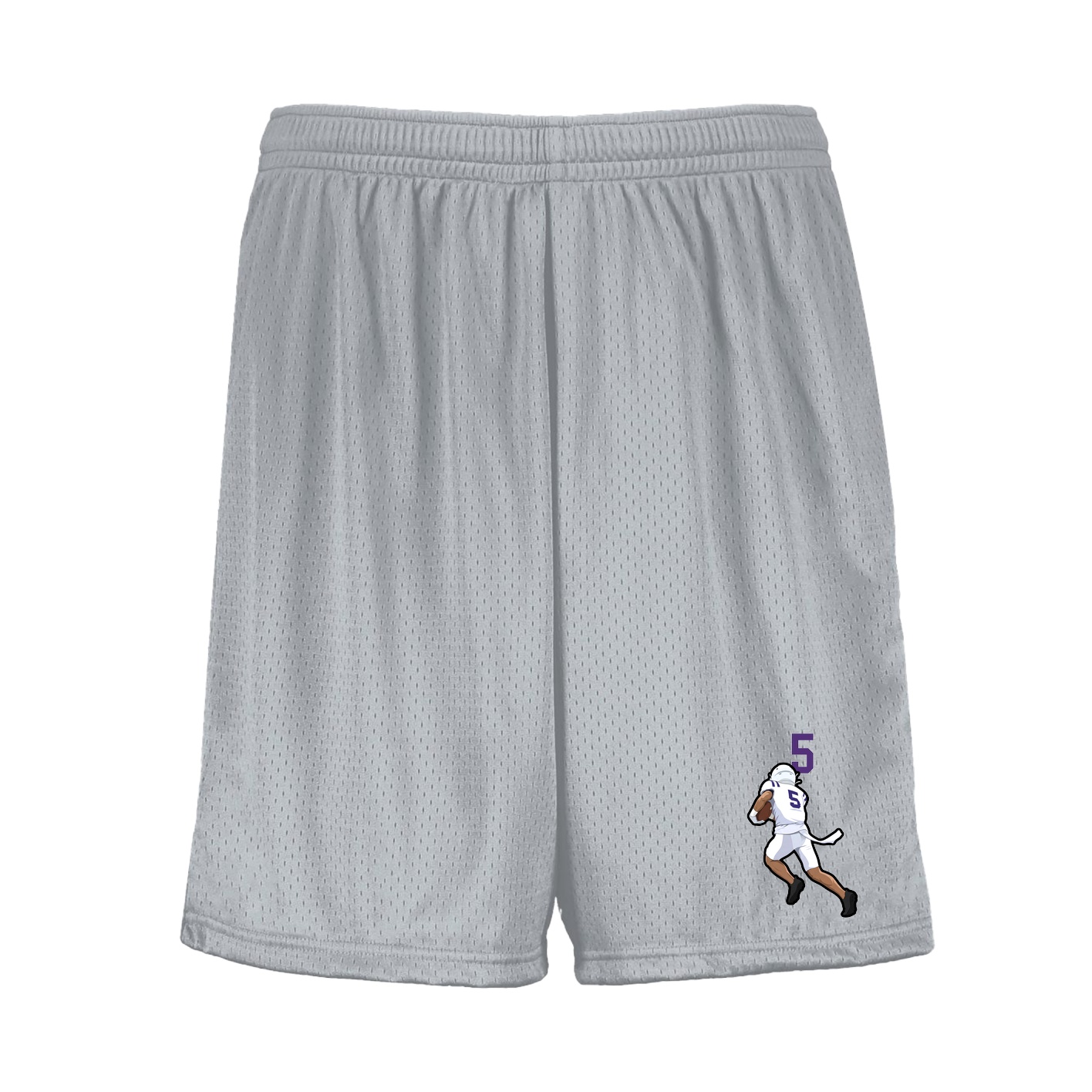 Shorts — Number Top in Silver