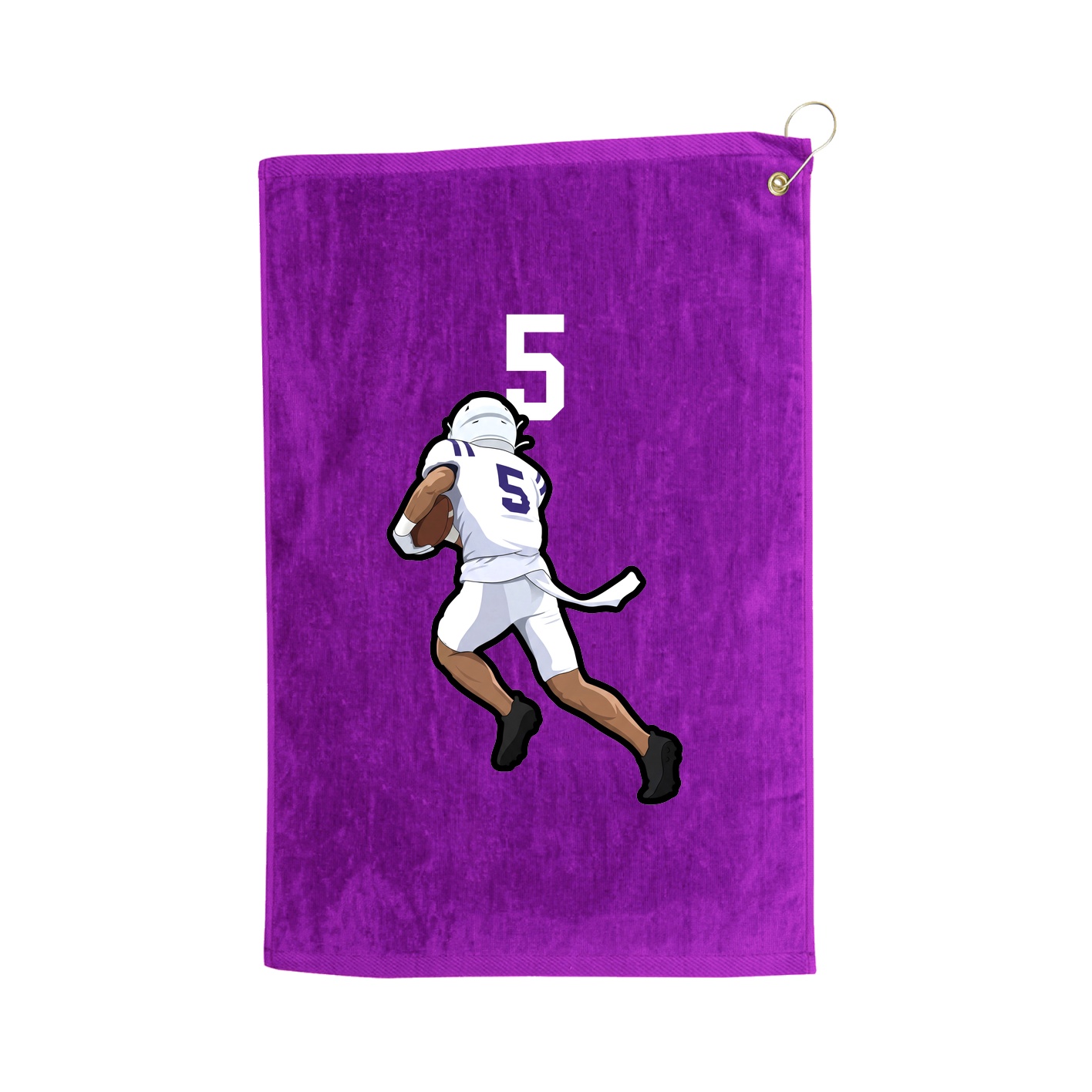 Golf Towel — Number Top in Purple
