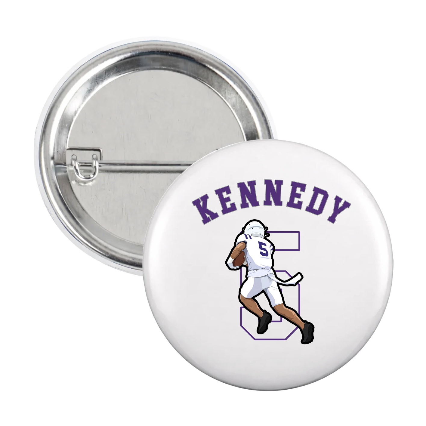 Game Day Button — Shirsey Arch in White