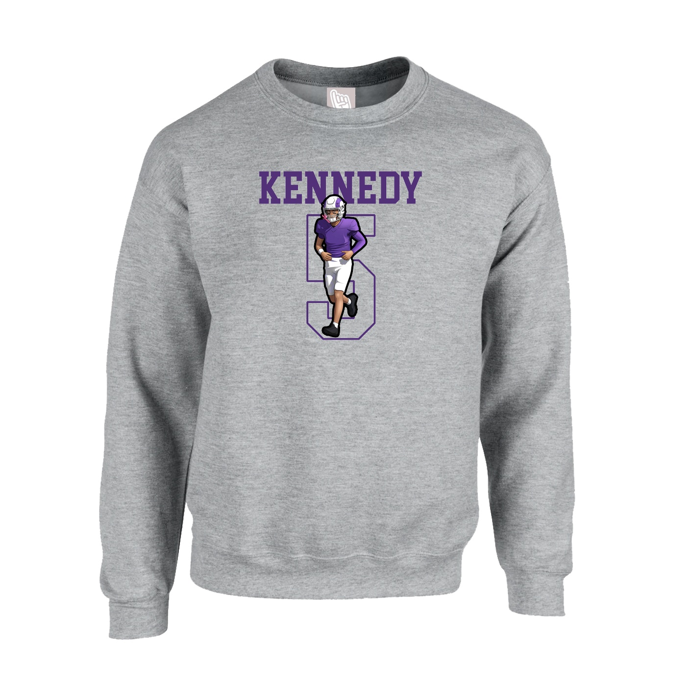 Fleece Crew — Shirsey in Grey