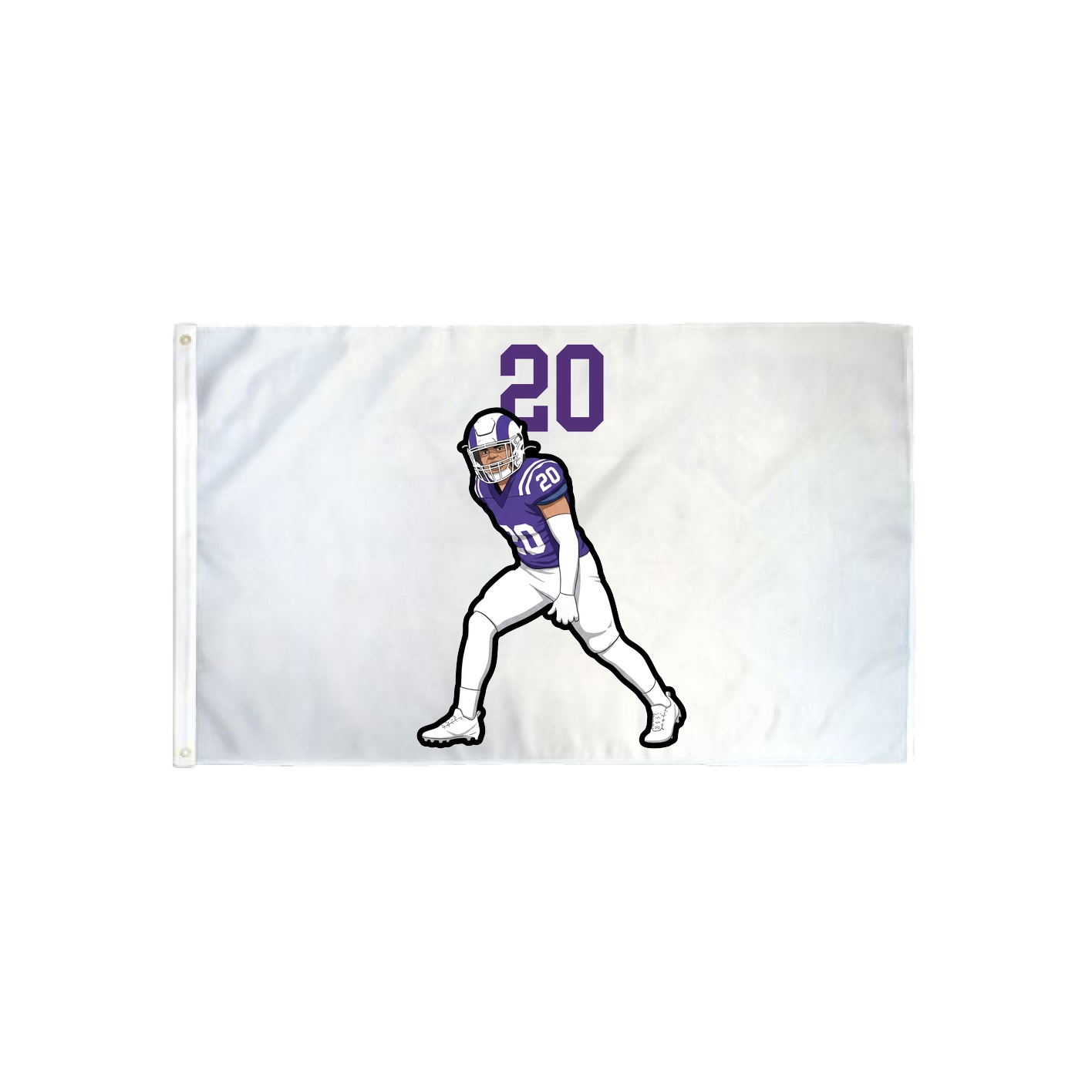3x5 Flag — Number Top in Classic