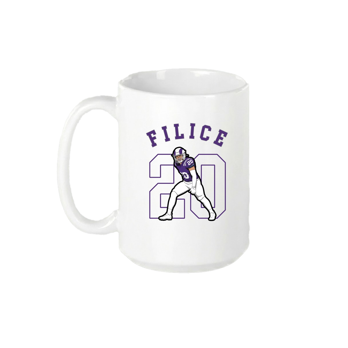 15oz Coffee Mug — Shirsey Arch in White