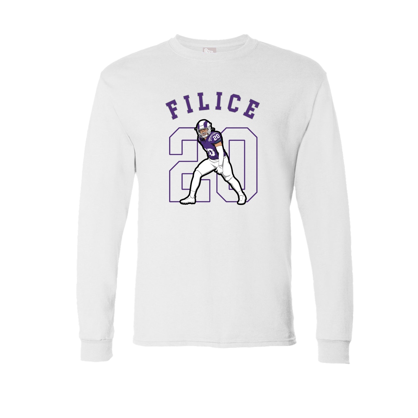 Long Sleeve Tee — Shirsey Arch in White