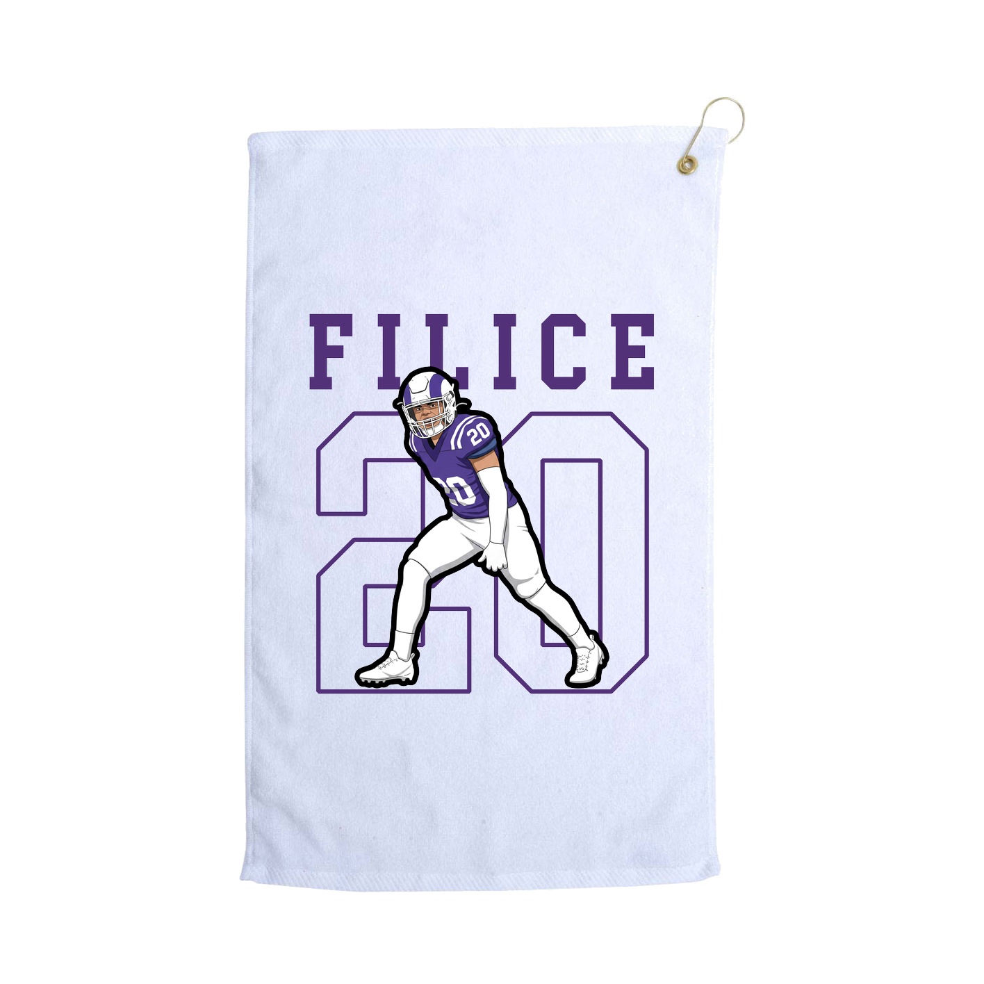 Golf Towel — Shirsey in White