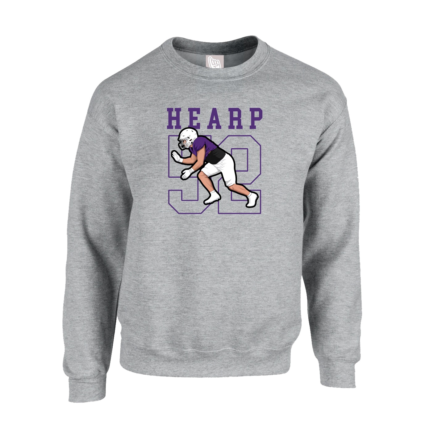 Fleece Crew — Shirsey in Grey