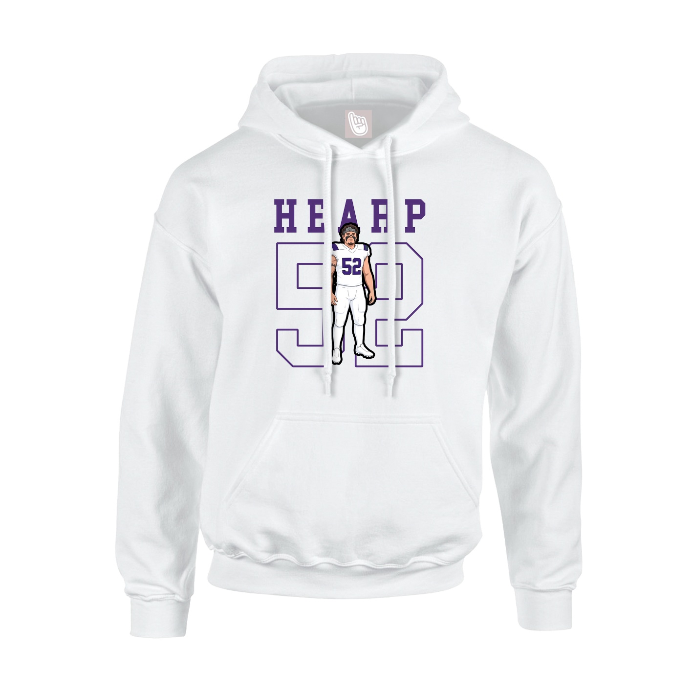 Hoodie — Shirsey in White