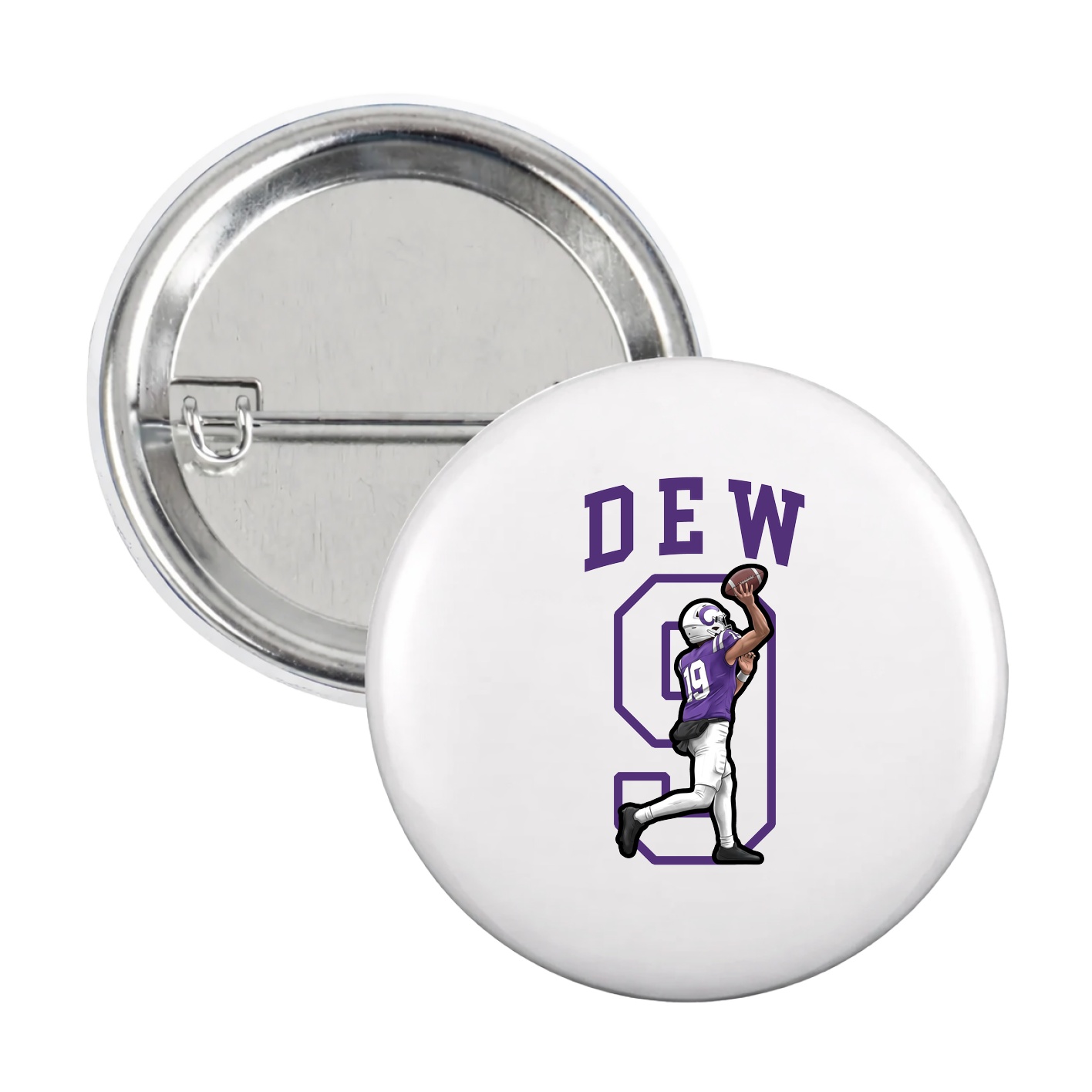 Game Day Button — Shirsey in White