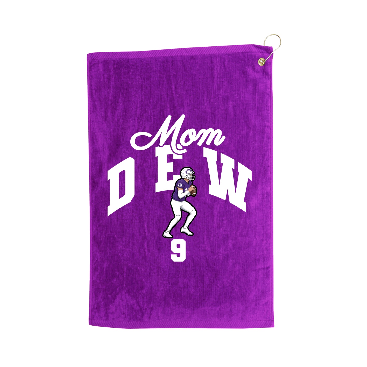 Golf Towel — Mothers Day Arch in Purple