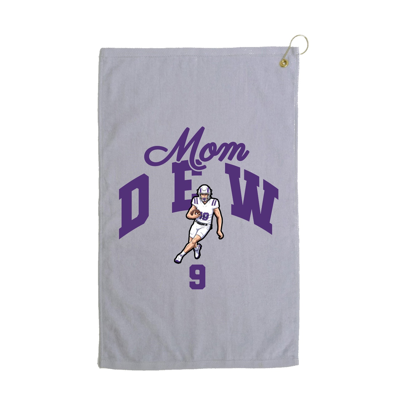 Golf Towel — Mothers Day Arch in Grey