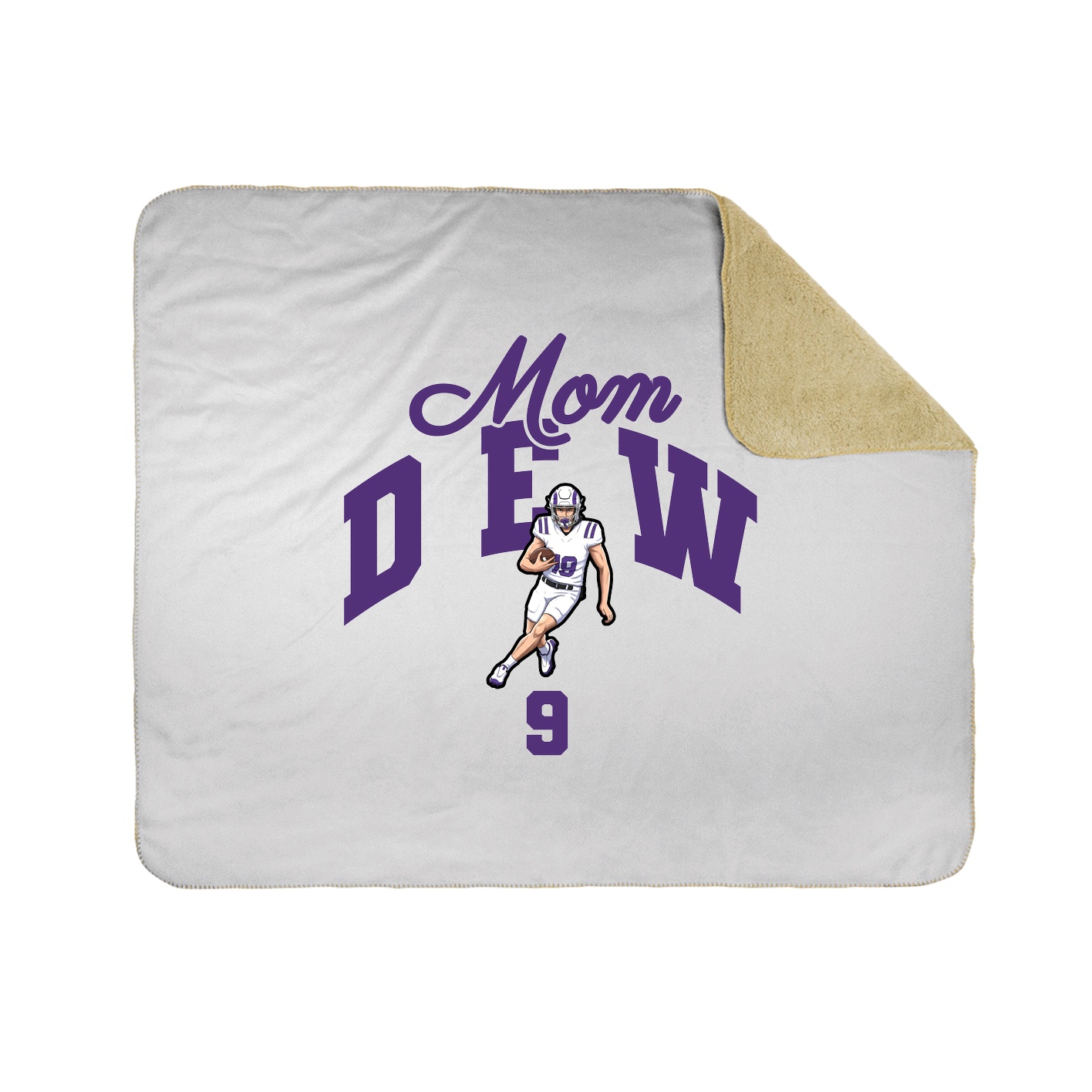 Throw Blanket — Mothers Day Arch in White