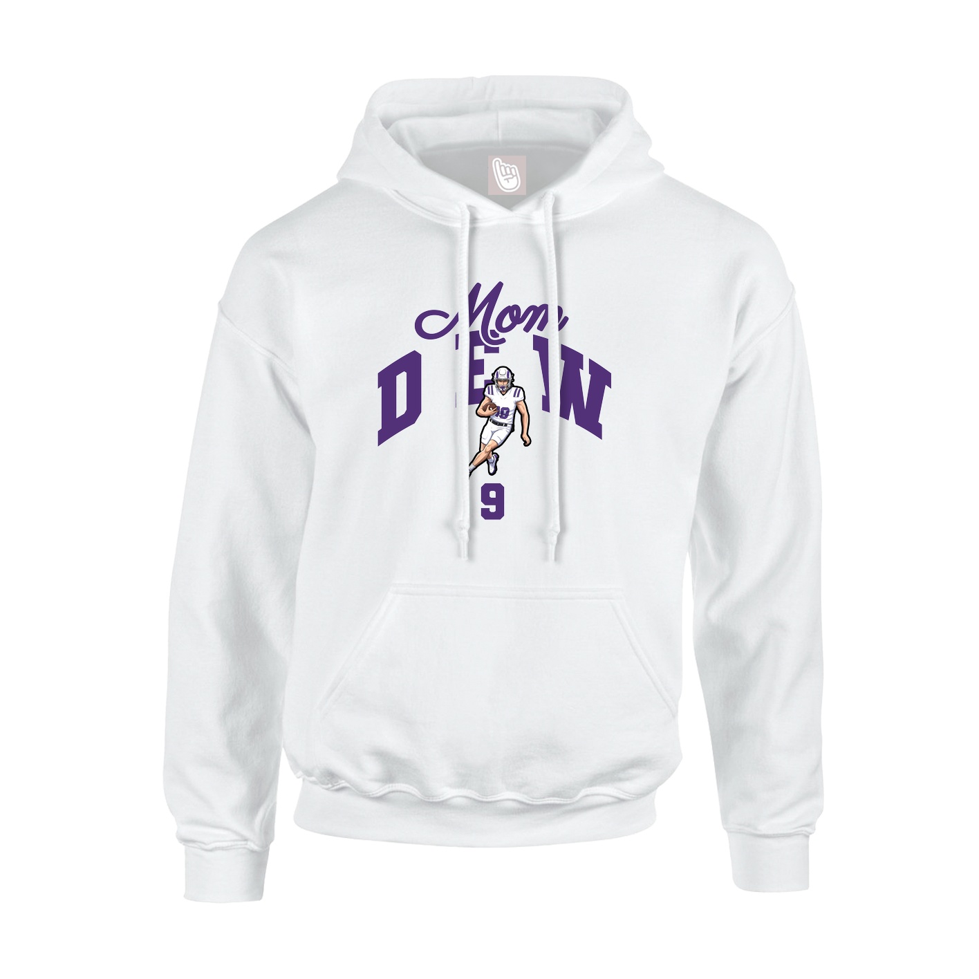 Youth Hoodie — Mothers Day Arch in White