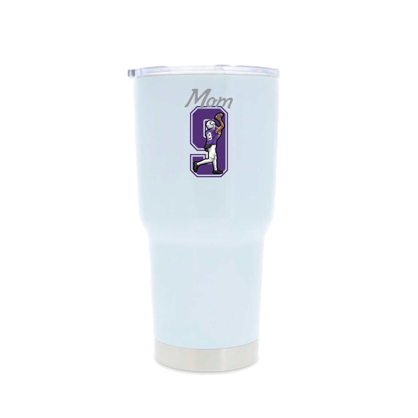 30oz Stainless Steel Tumbler — Mothers Day Shirsey in White