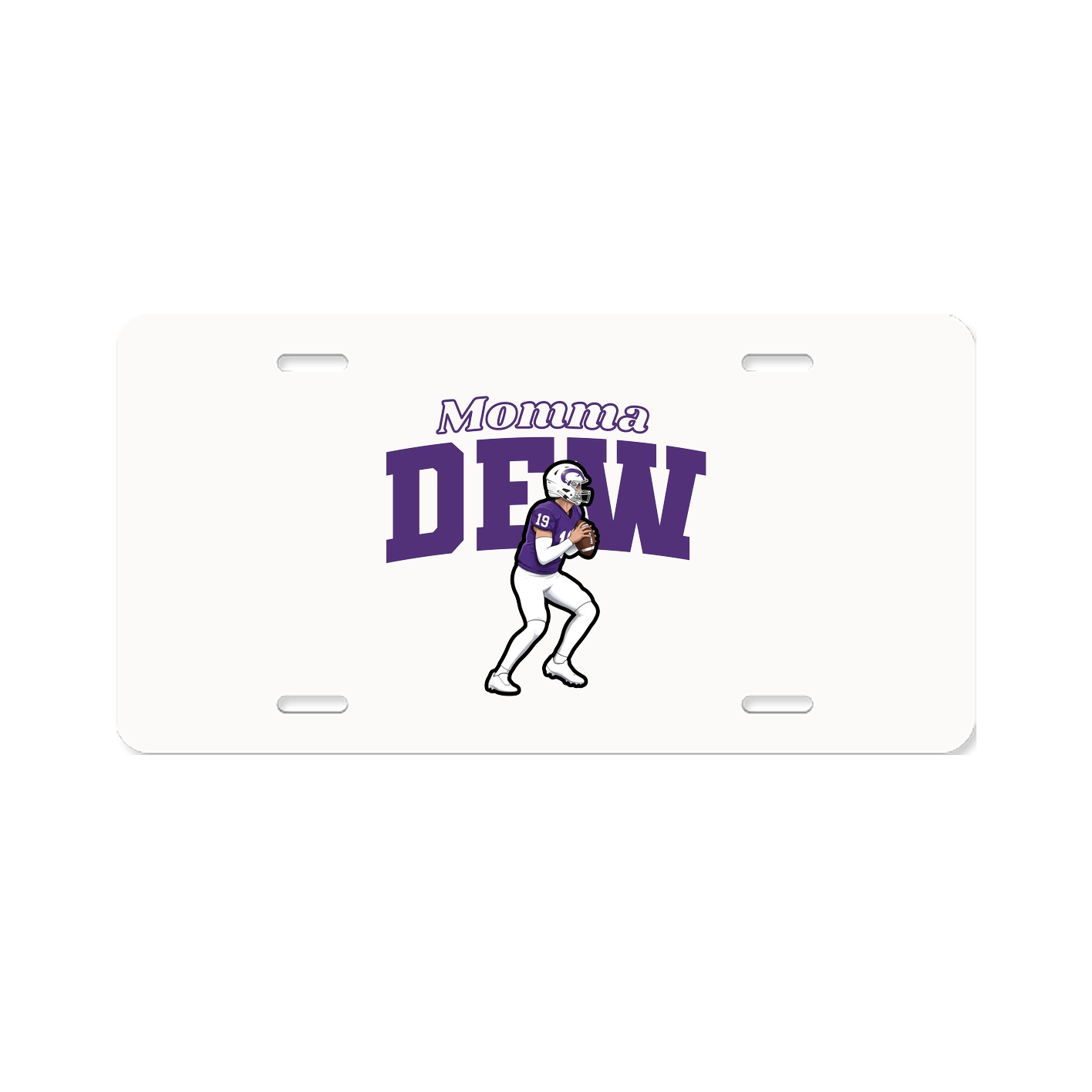 License Plate — Mothers Day Block in Classic