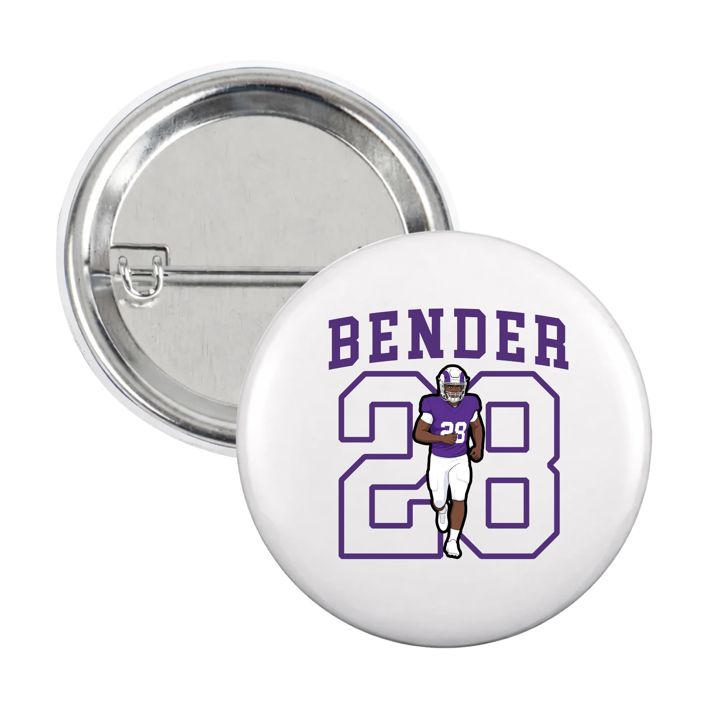 Game Day Button — Shirsey in White