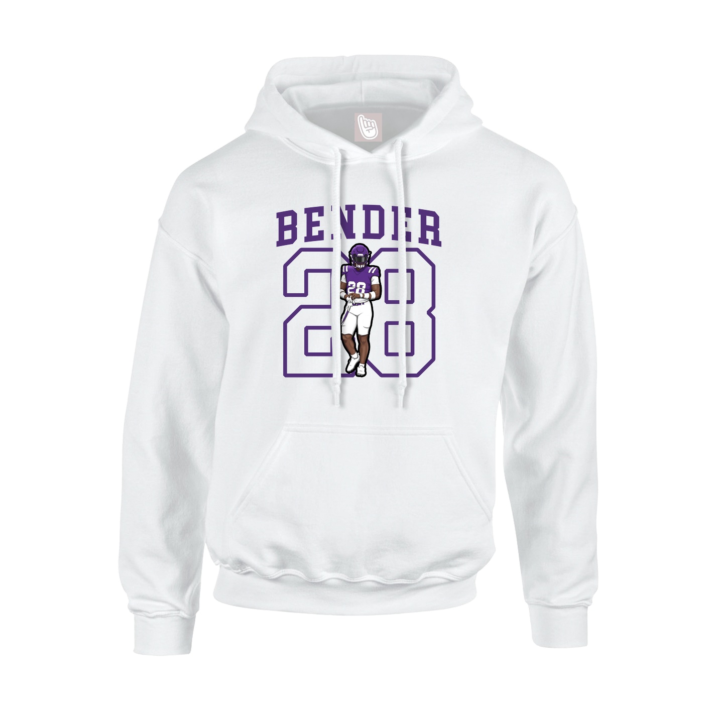Youth Hoodie — Shirsey in White