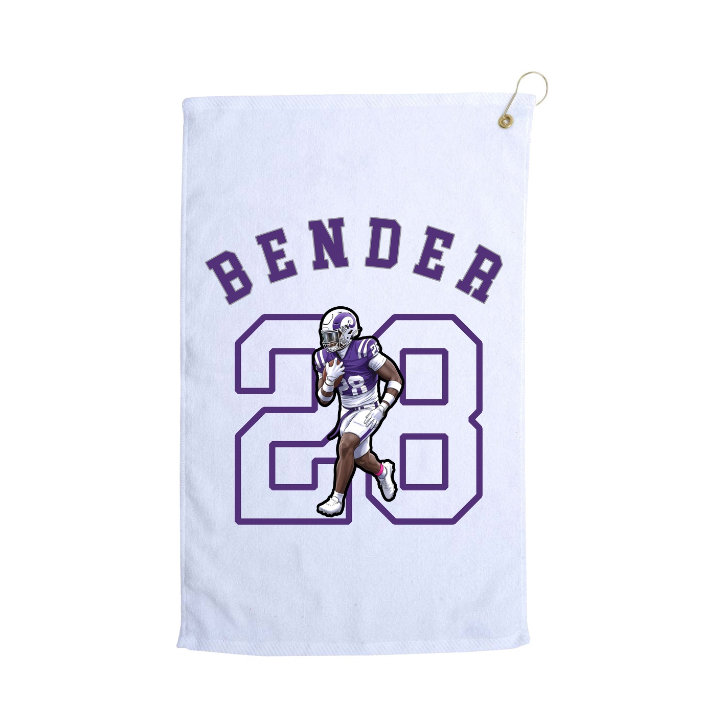 Golf Towel — Shirsey Arch in White