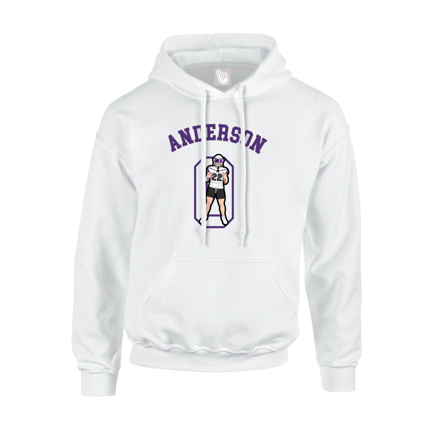 Hoodie — Shirsey Arch in White
