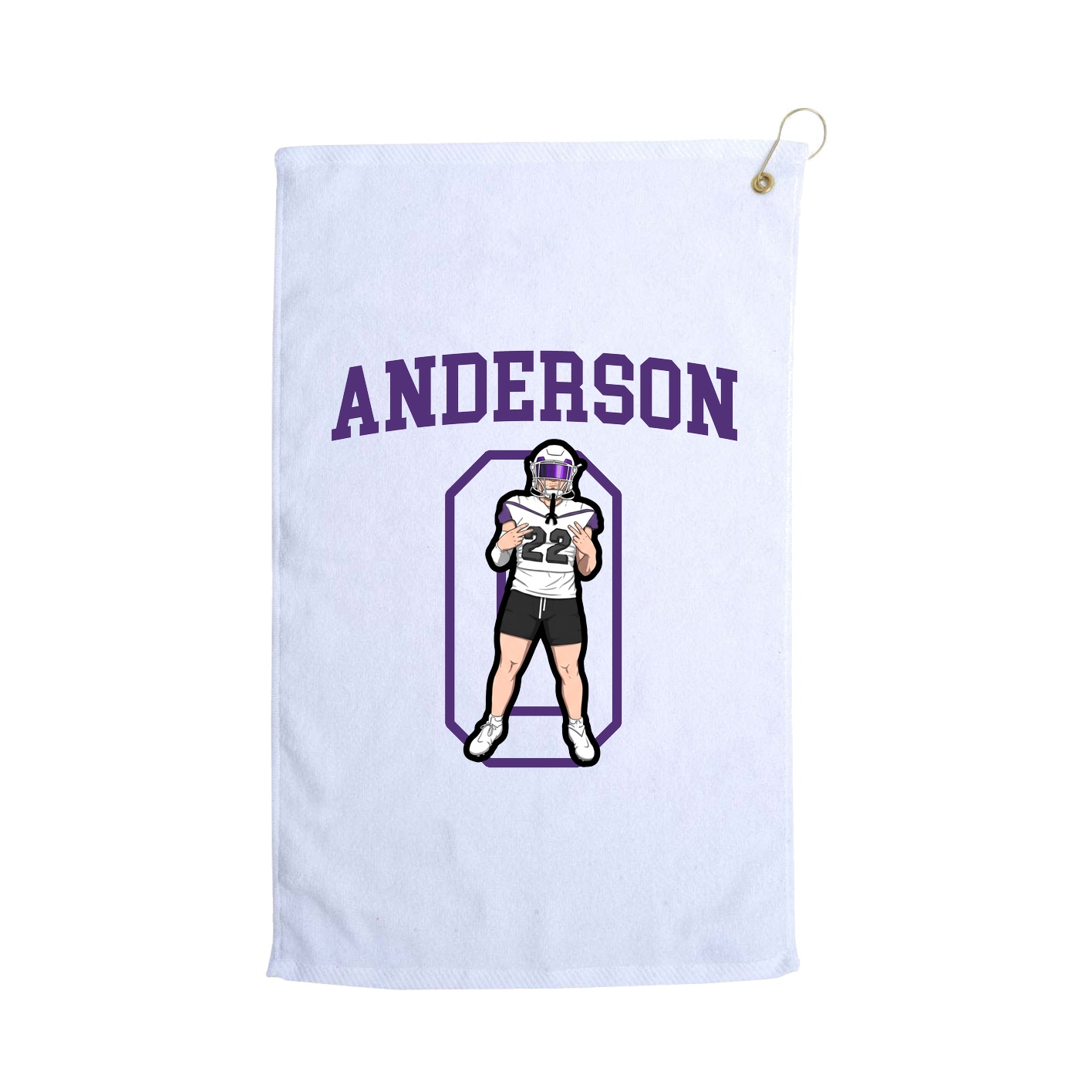 Golf Towel — Shirsey in White