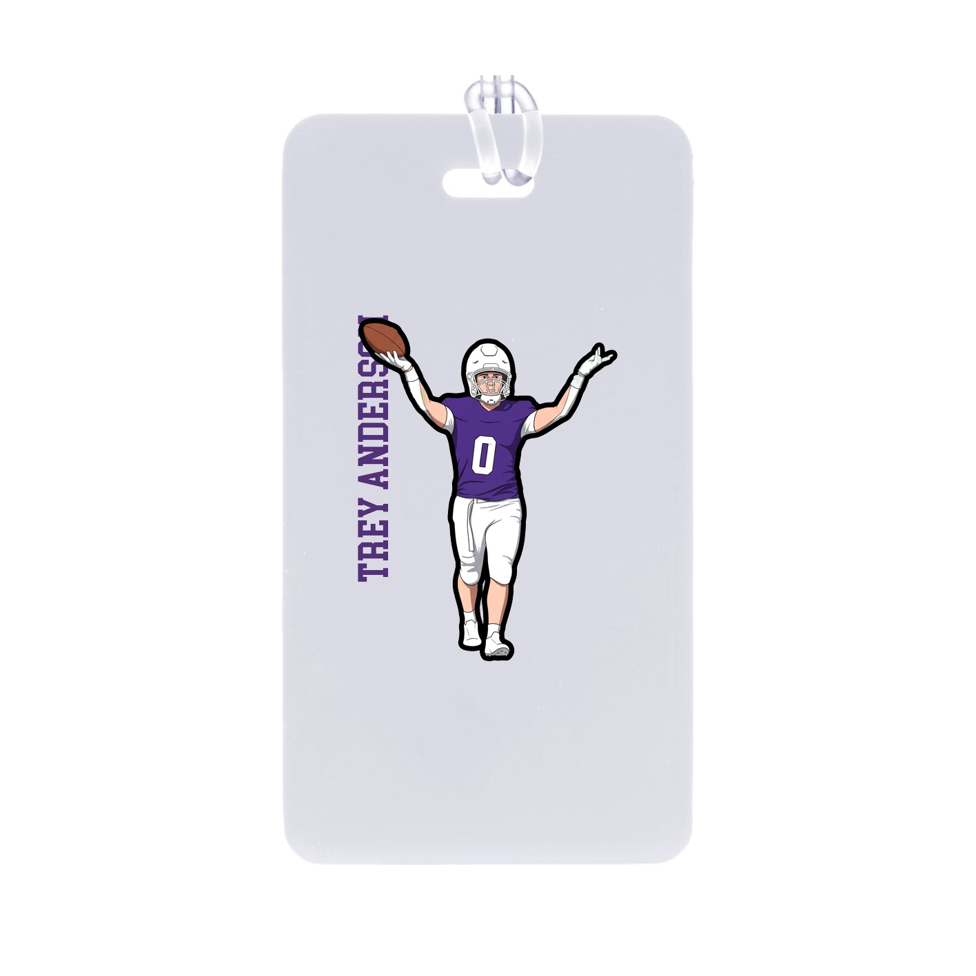 Bag Tag — Name Vertical in Classic