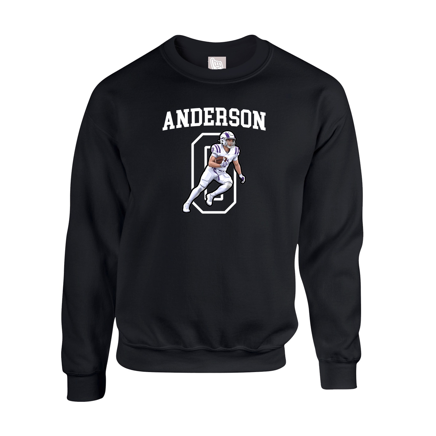 Fleece Crew — Shirsey in Black