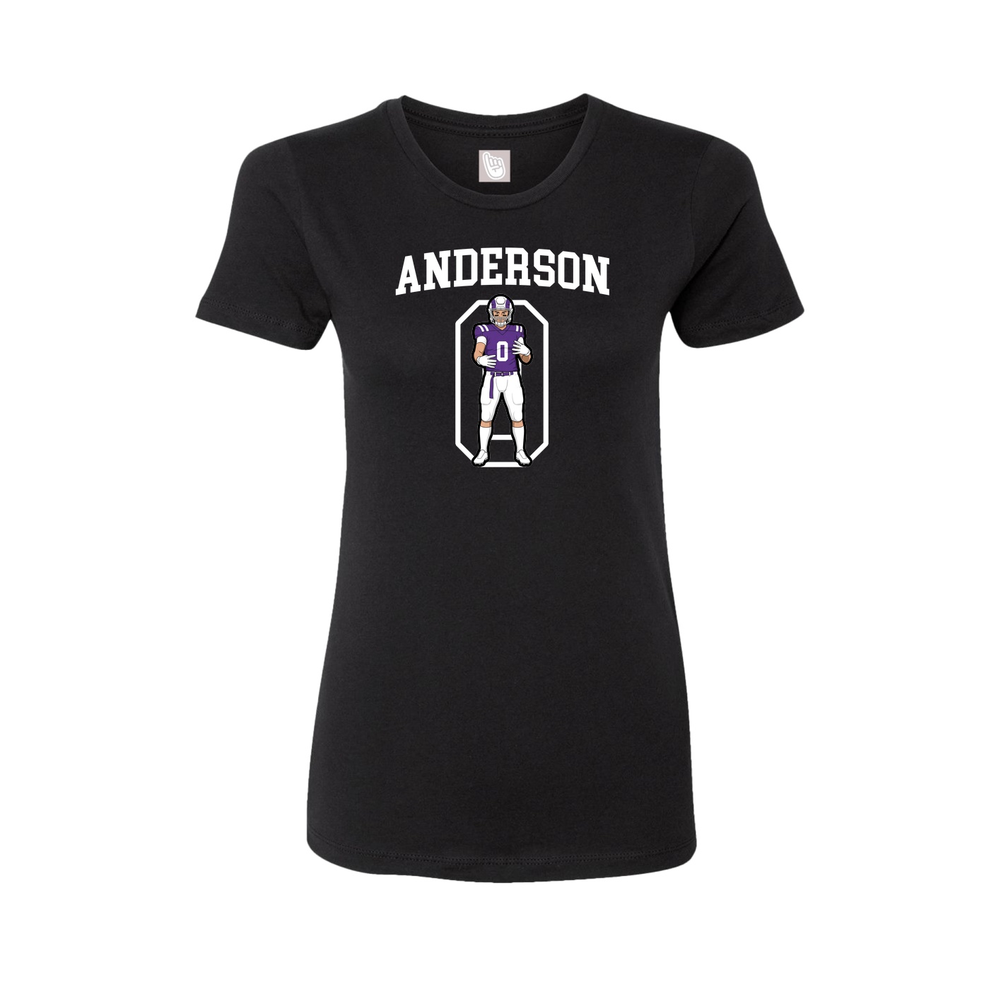 Fitted Women's Tee — Shirsey in Black