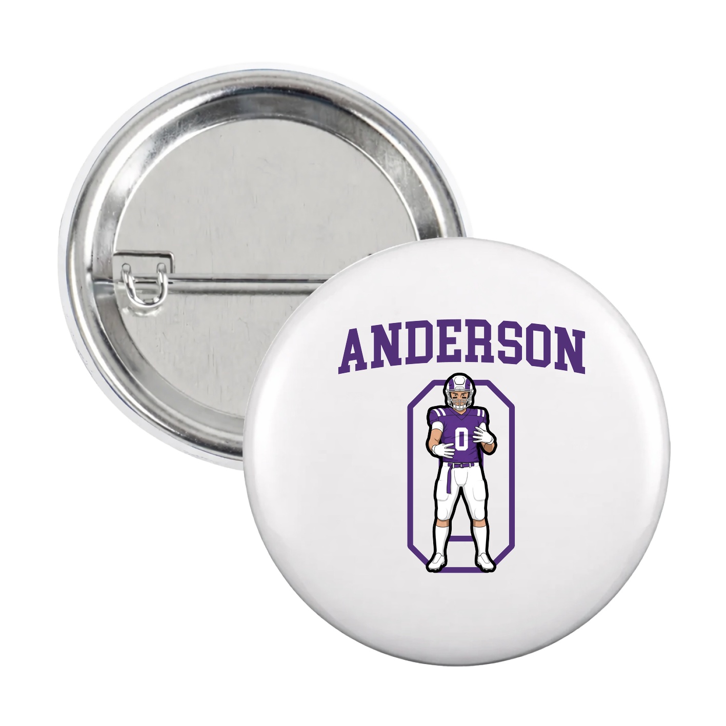 Game Day Button — Shirsey in White