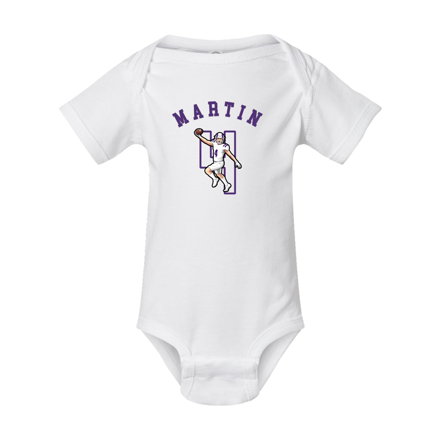 Baby Onesie — Shirsey Arch in White