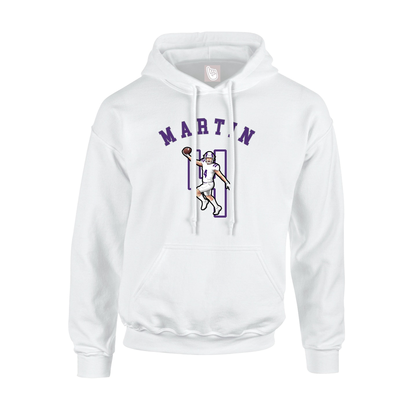 Hoodie — Shirsey Arch in White
