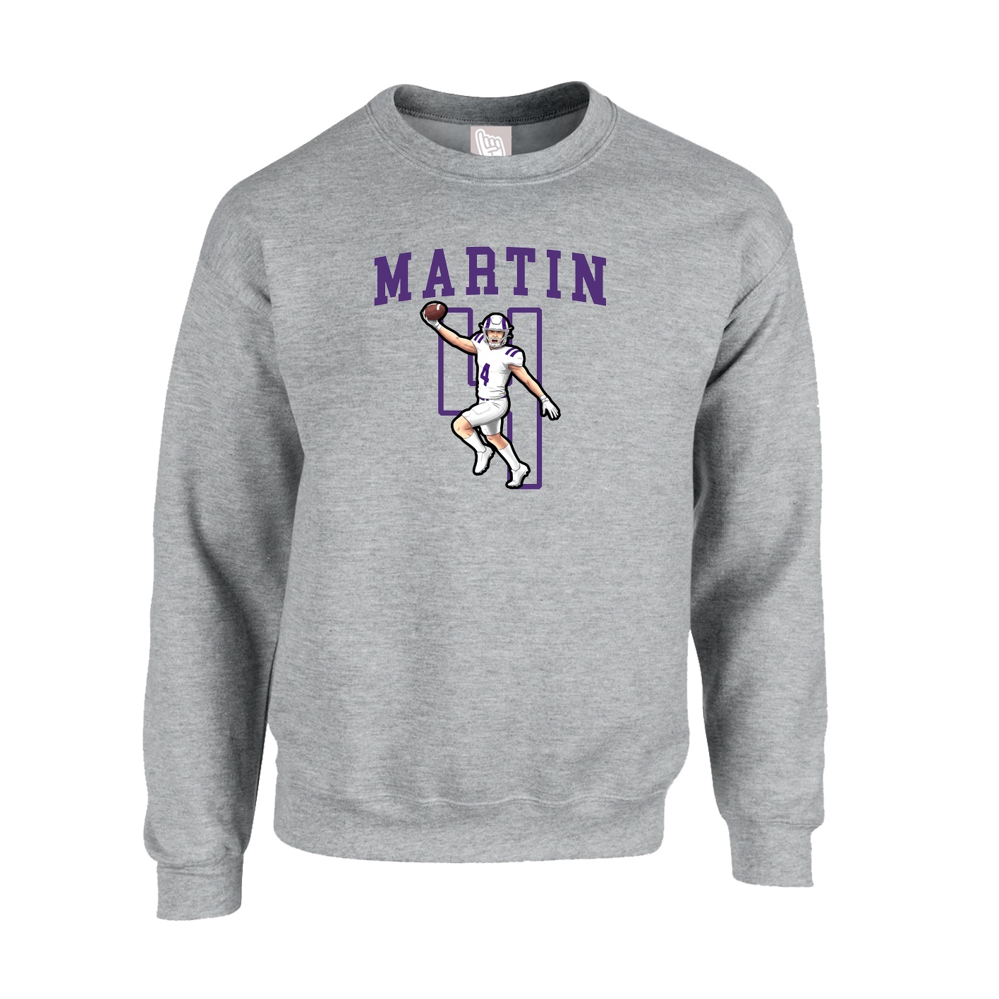 Fleece Crew — Shirsey in Grey