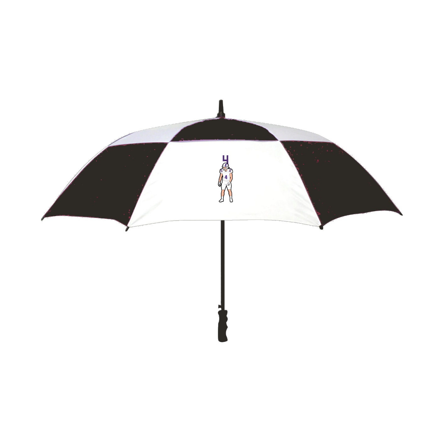 Golf Umbrella — Number Top in Black