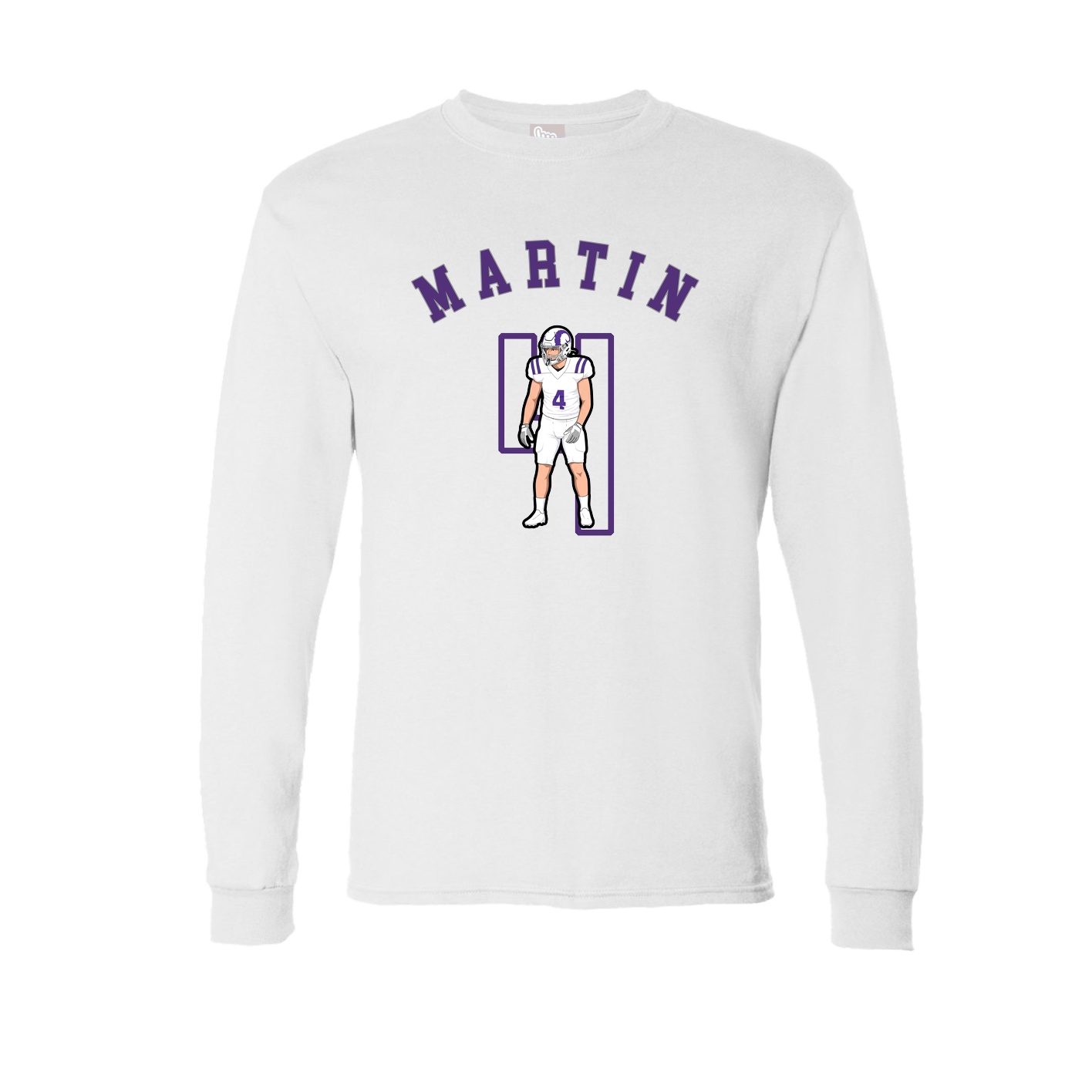 Long Sleeve Tee — Shirsey Arch in White