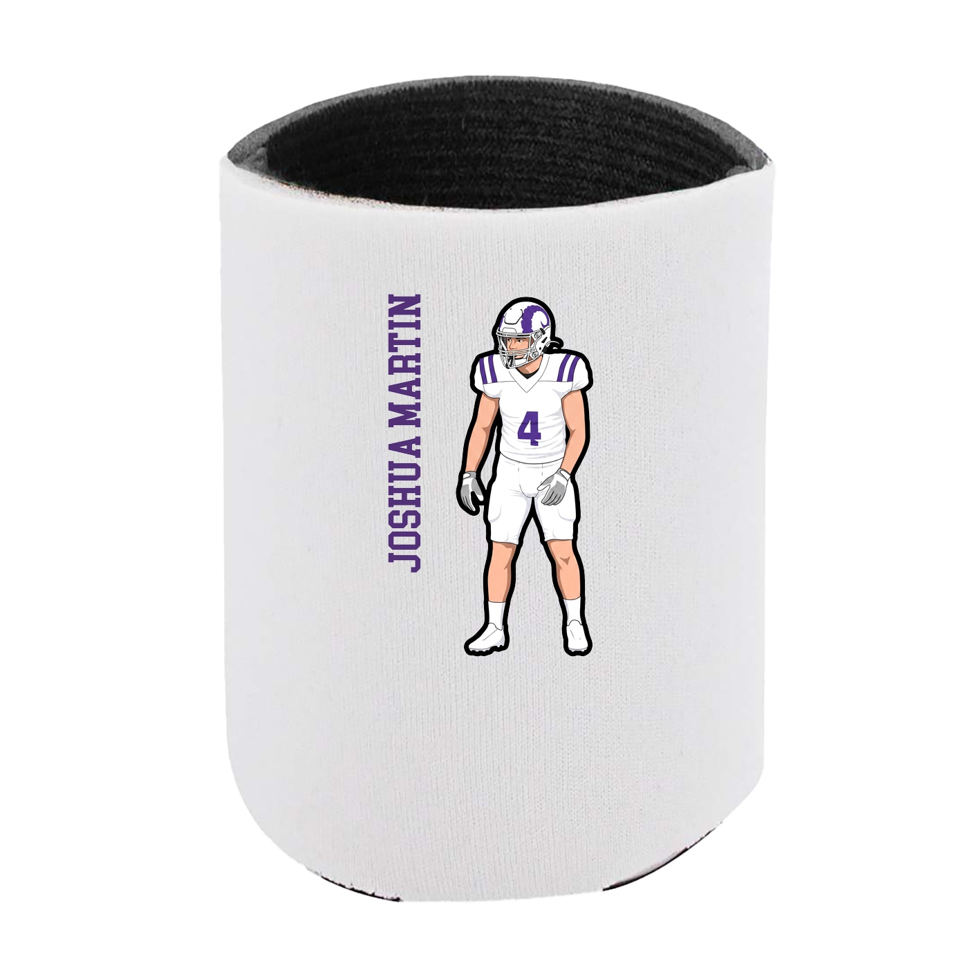 Can Holder — Name Vertical in White