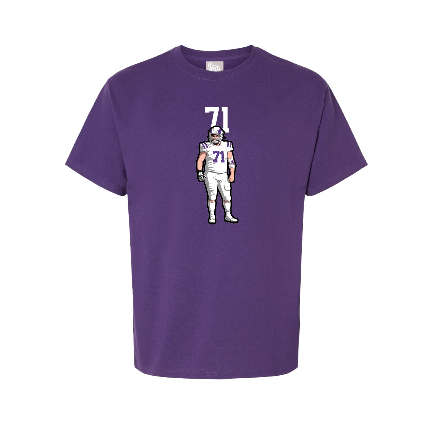 Tee — Number Top in Purple