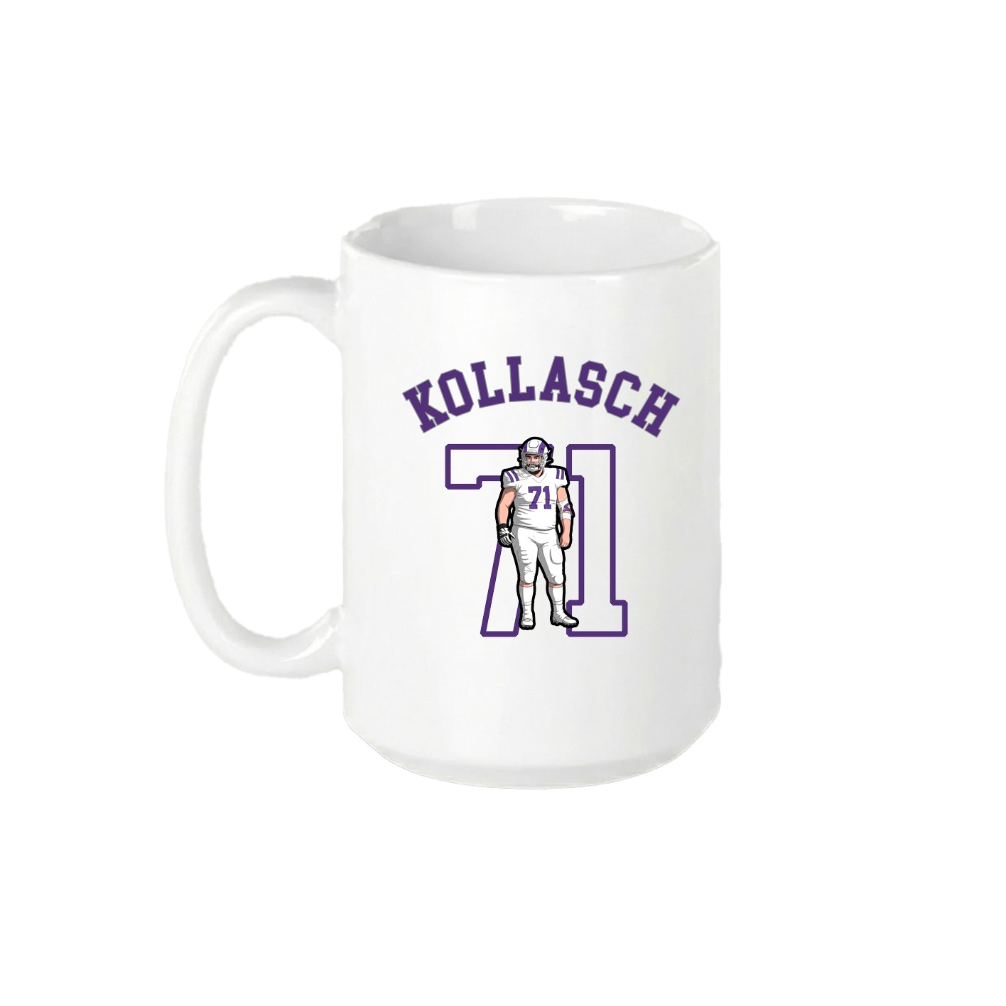 15oz Coffee Mug — Shirsey Arch in White