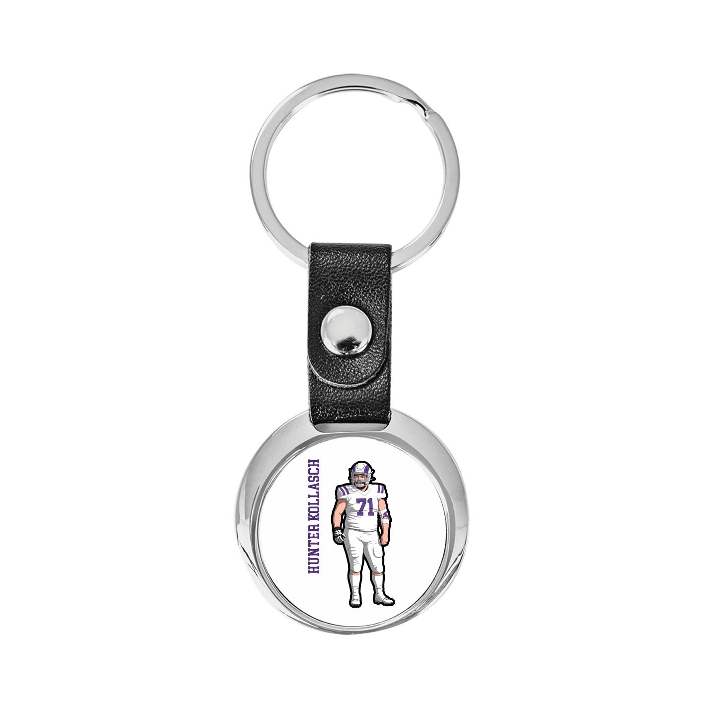 Key Chain — Name Vertical in Classic