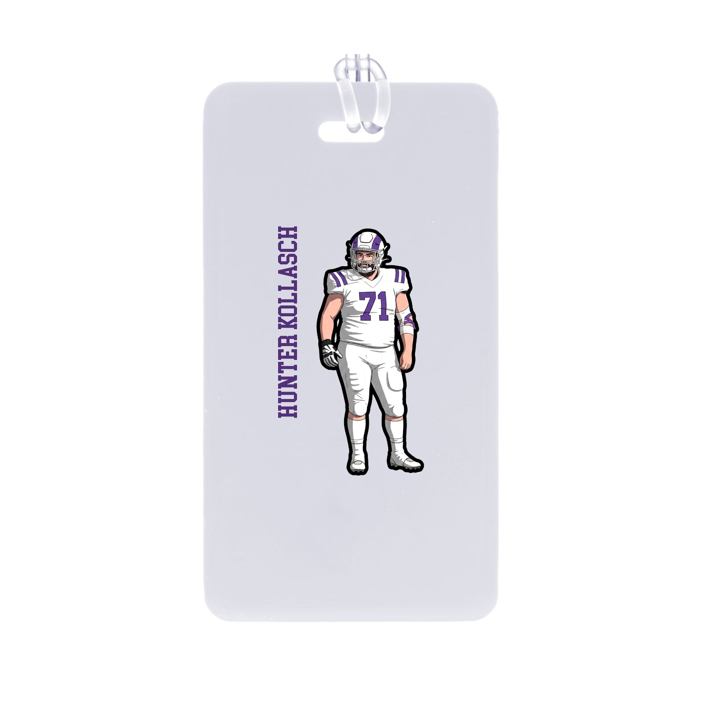 Bag Tag — Name Vertical in Classic