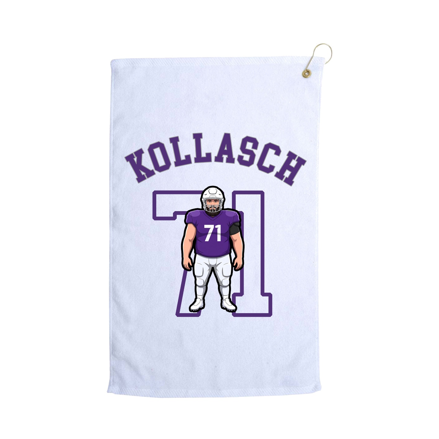 Golf Towel — Shirsey Arch in White