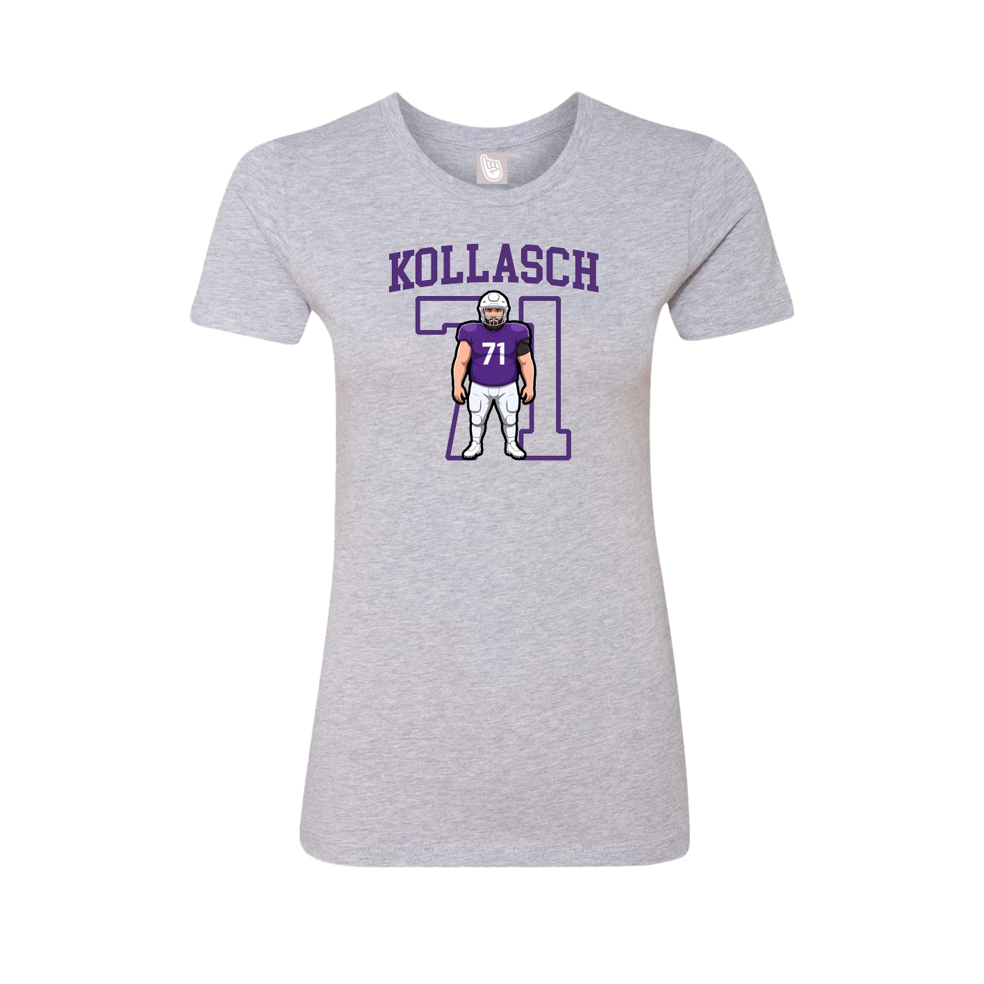 Fitted Women's Tee — Shirsey in Grey