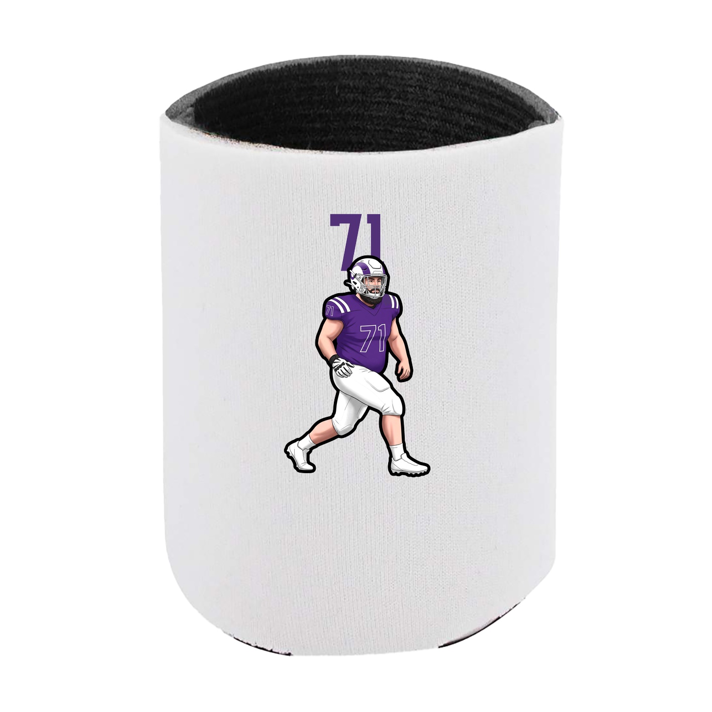 Can Holder — Number Top in White