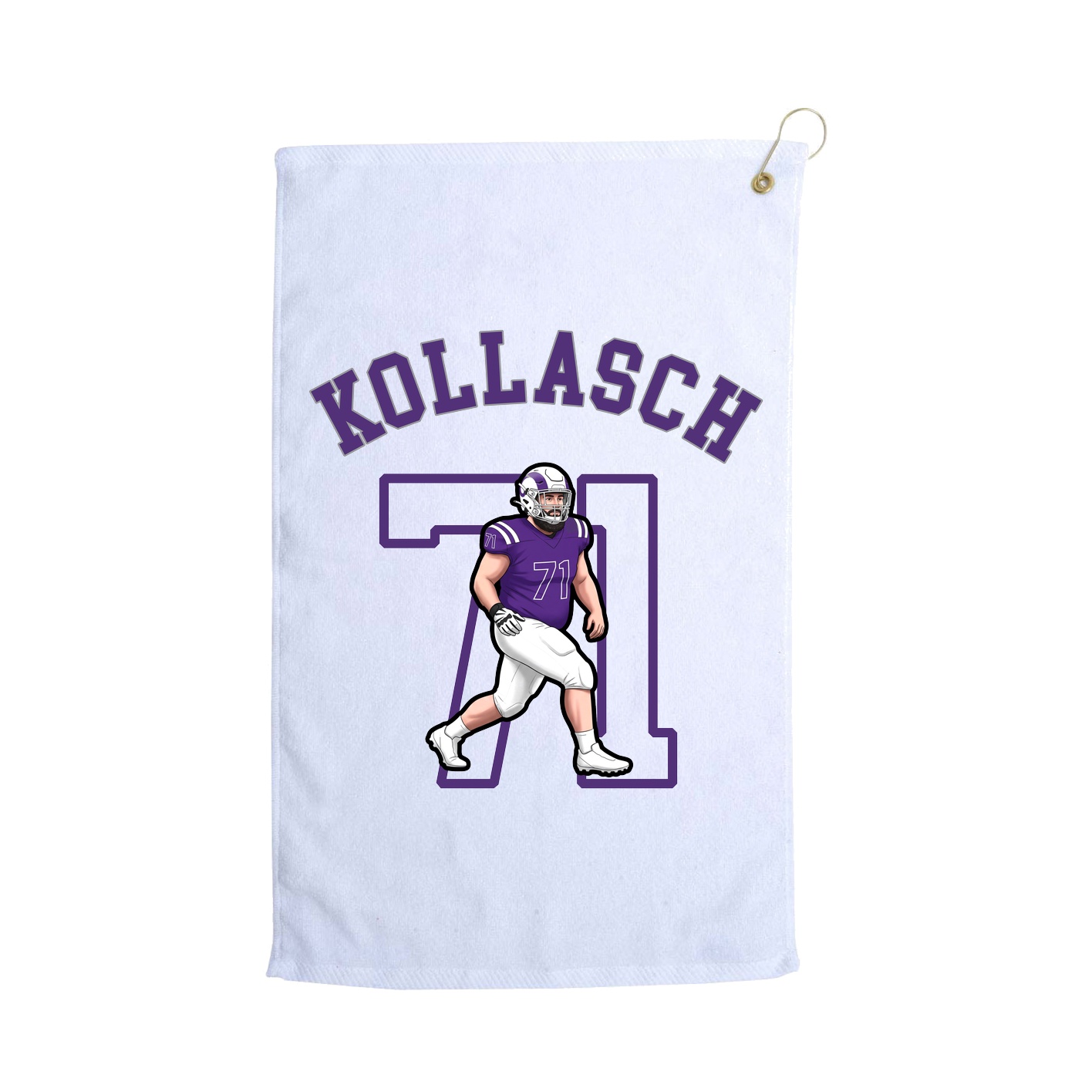 Golf Towel — Shirsey Arch in White