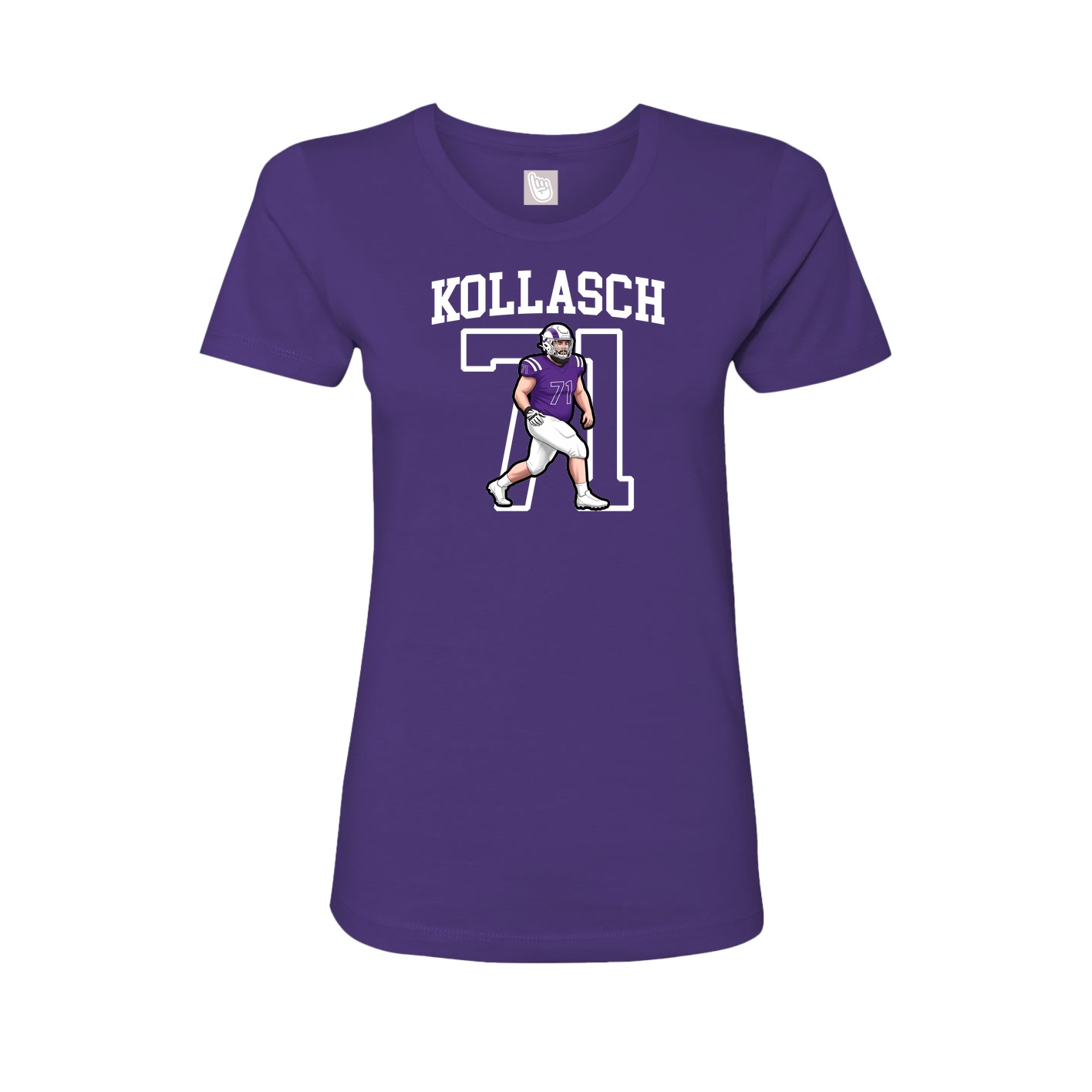 Fitted Women's Tee — Shirsey in Purple