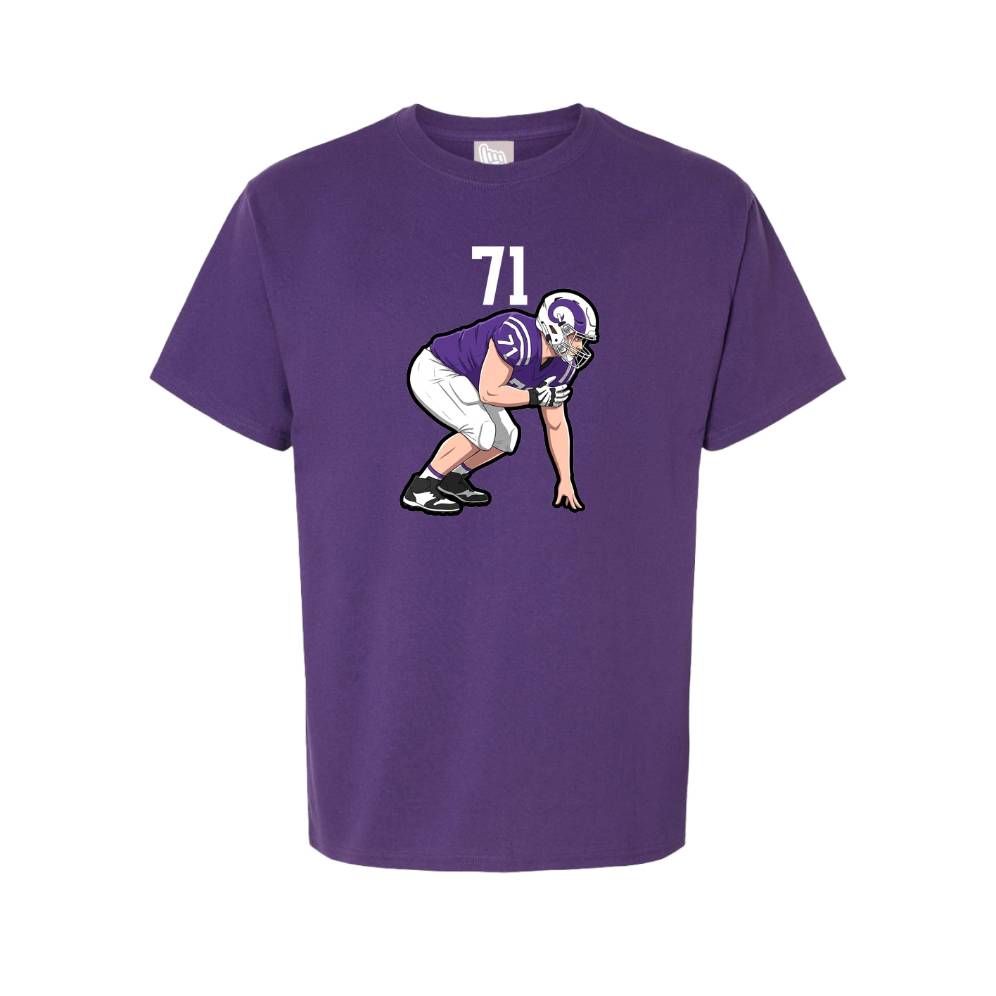 Tee — Number Top in Purple