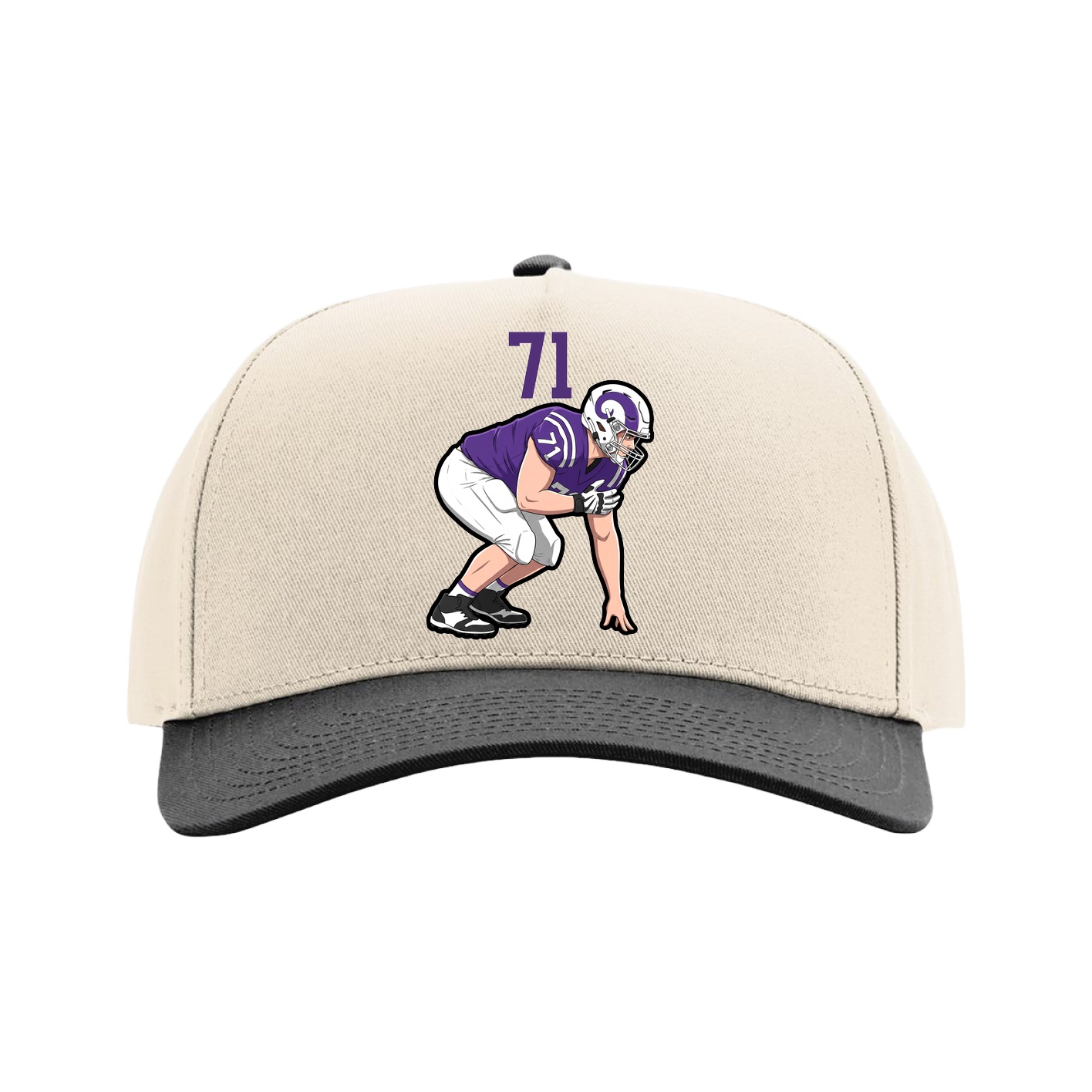 Full Fabric Five-Panel Champ Cap