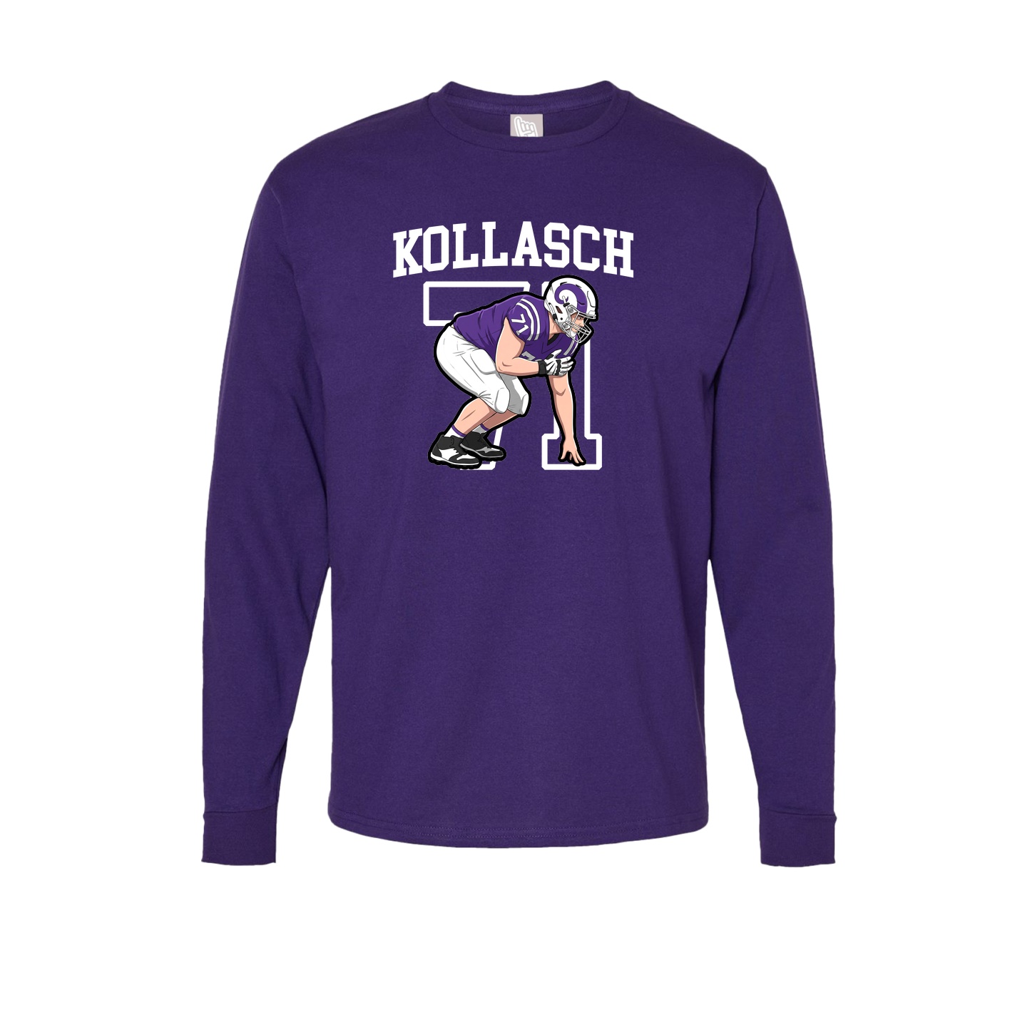 Long Sleeve Tee — Shirsey in Purple