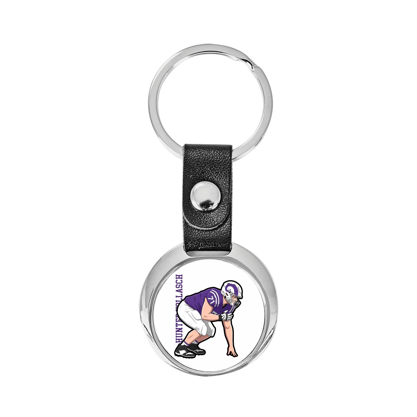 Key Chain — Name Vertical in Classic