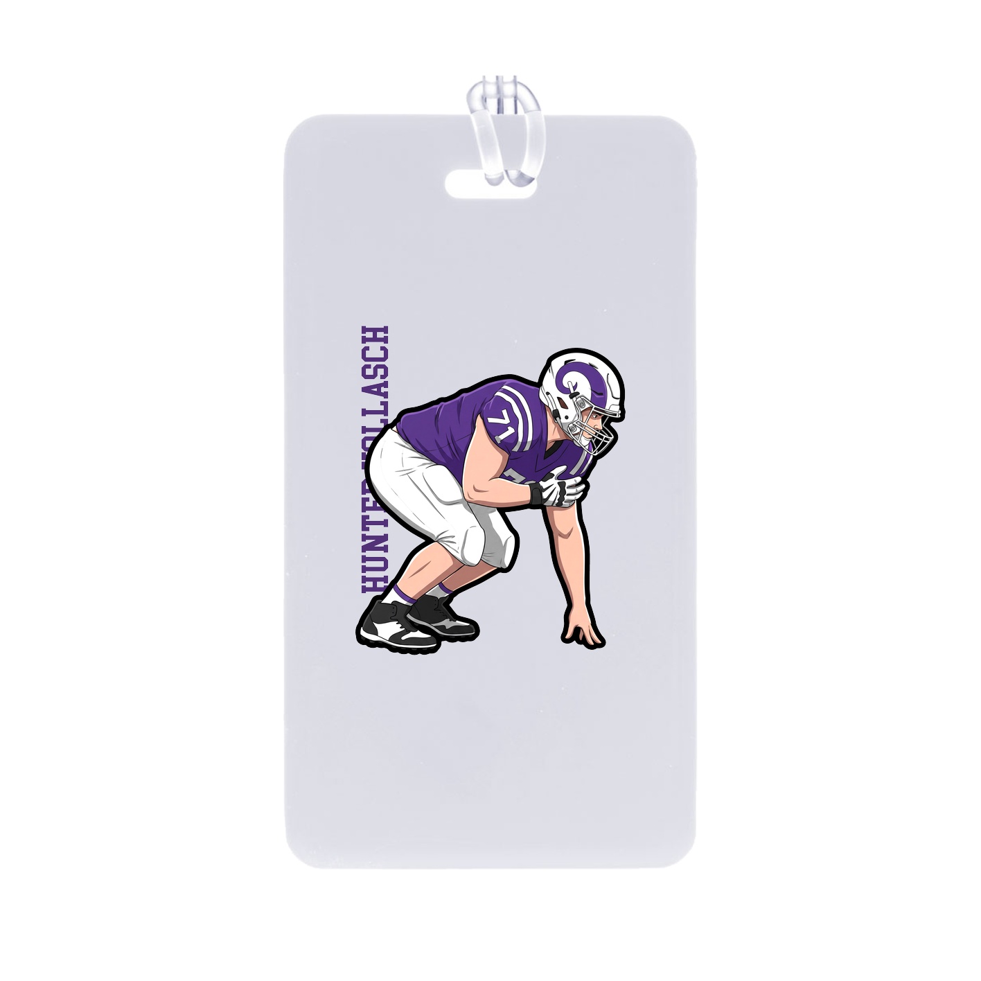 Bag Tag — Name Vertical in Classic