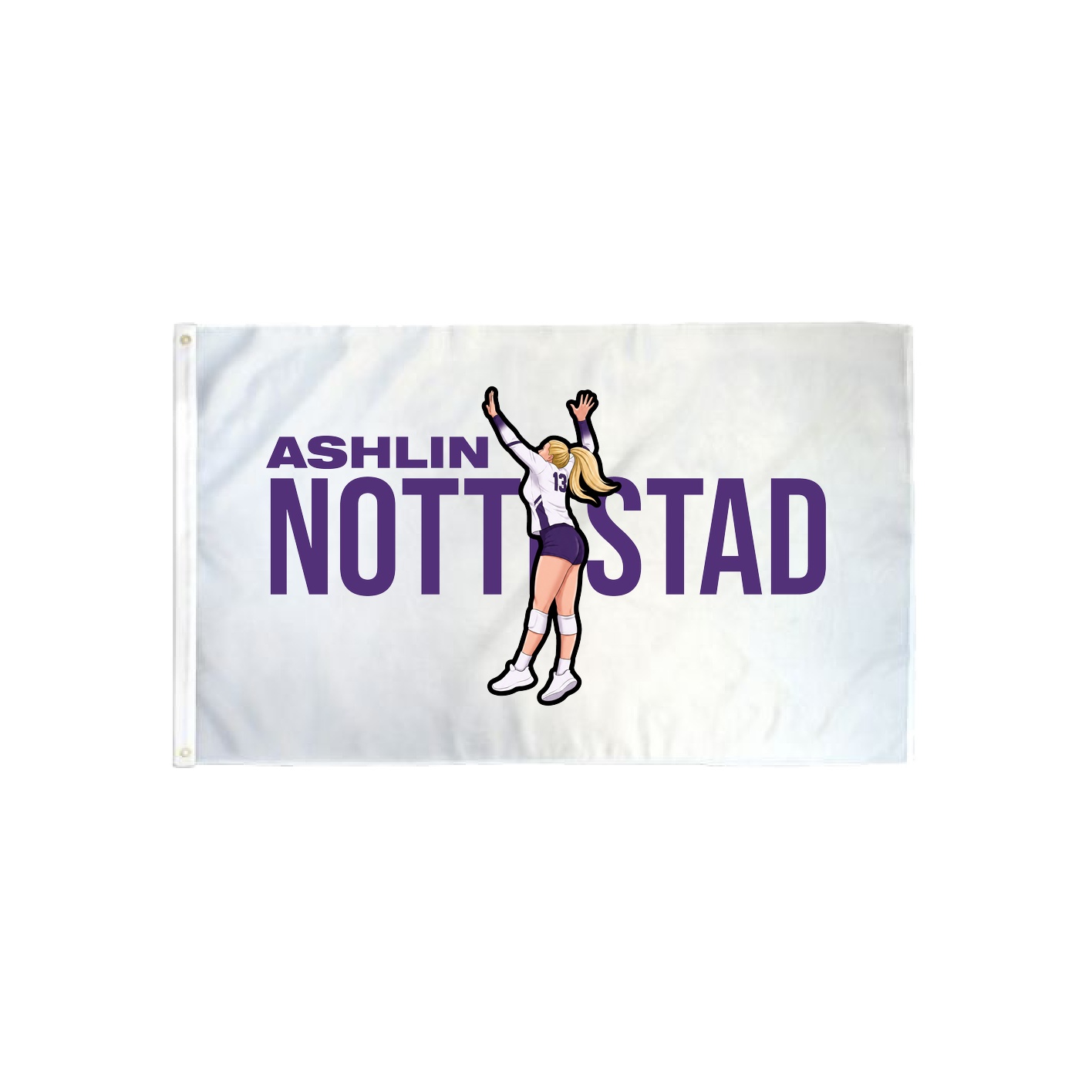 3x5 Flag — Player Name in Classic
